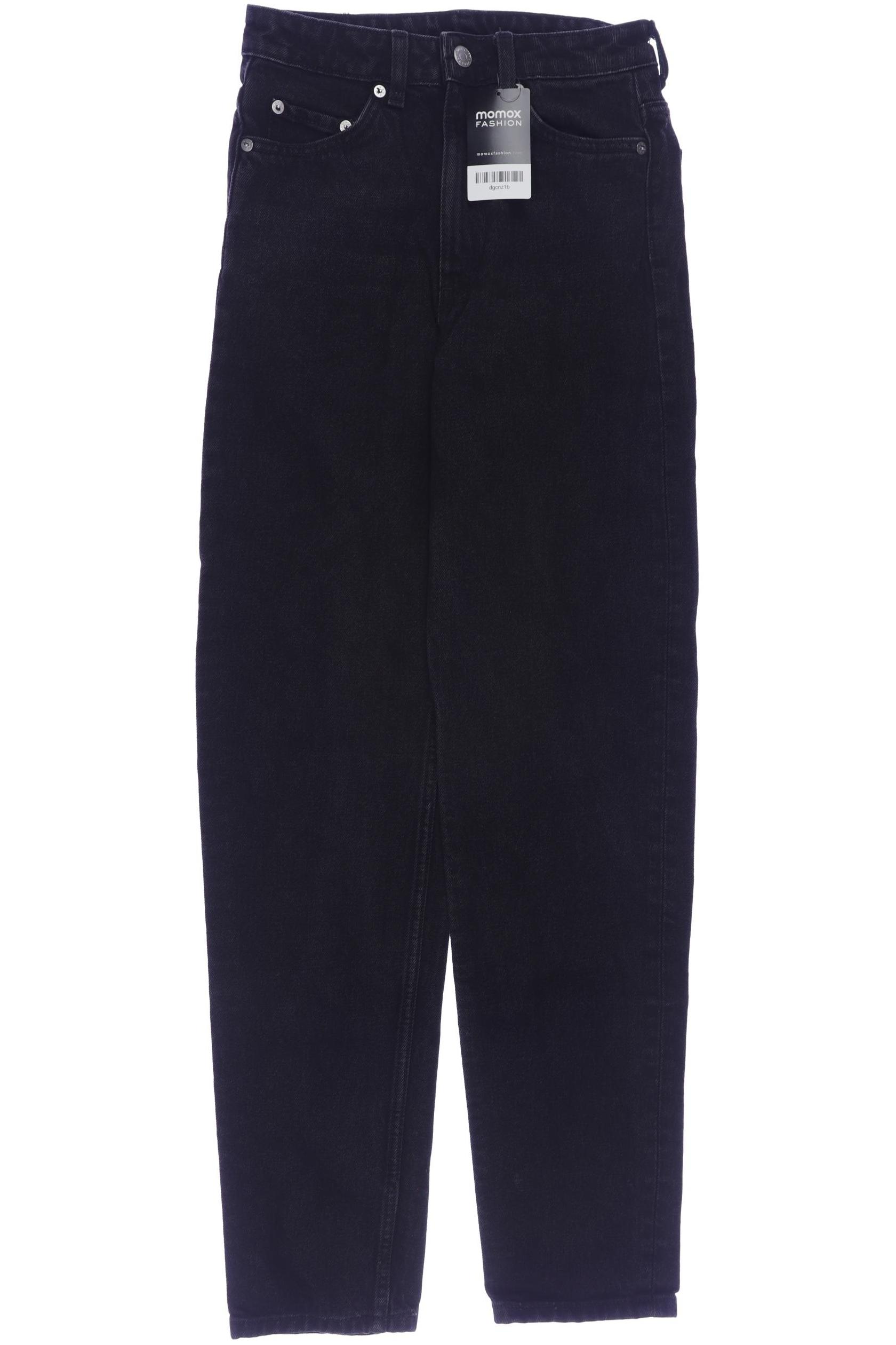 

Weekday Damen Jeans, schwarz, Gr. 25