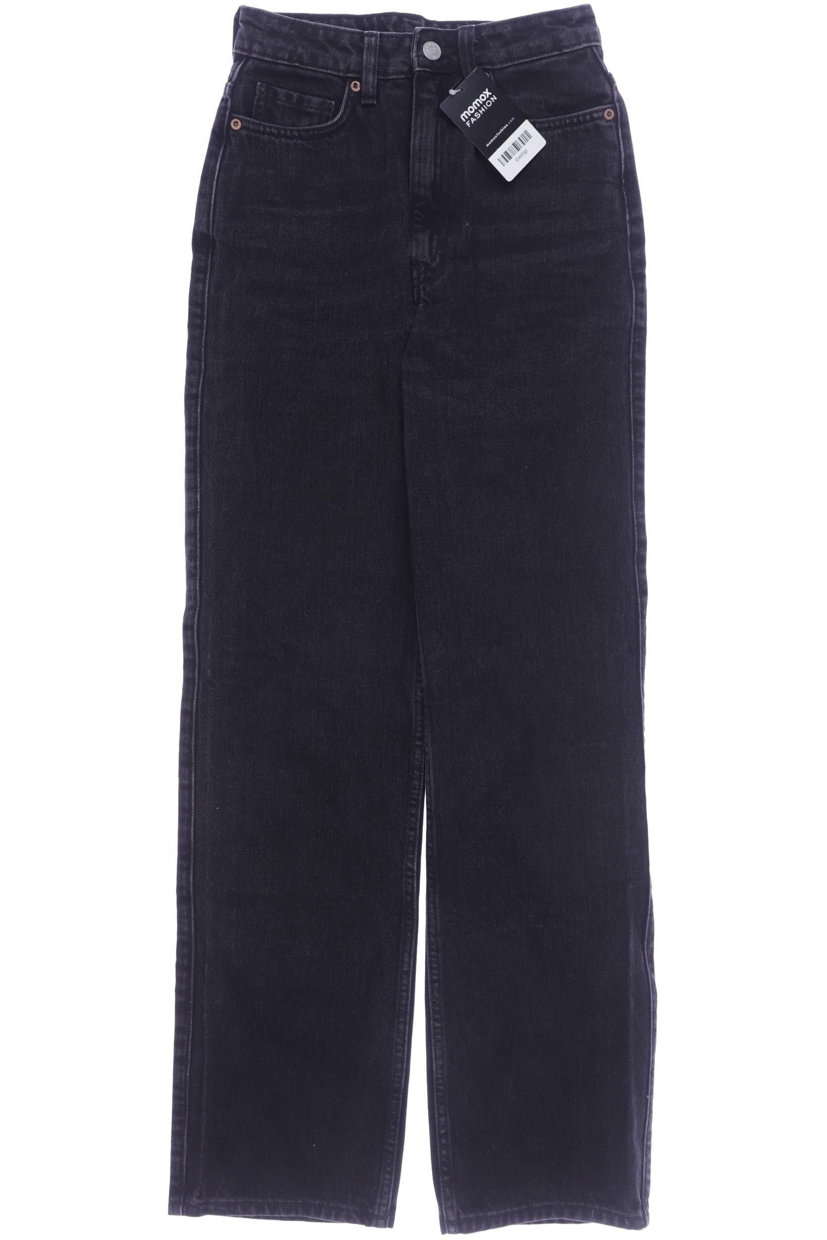 

Weekday Damen Jeans, grau, Gr. 25