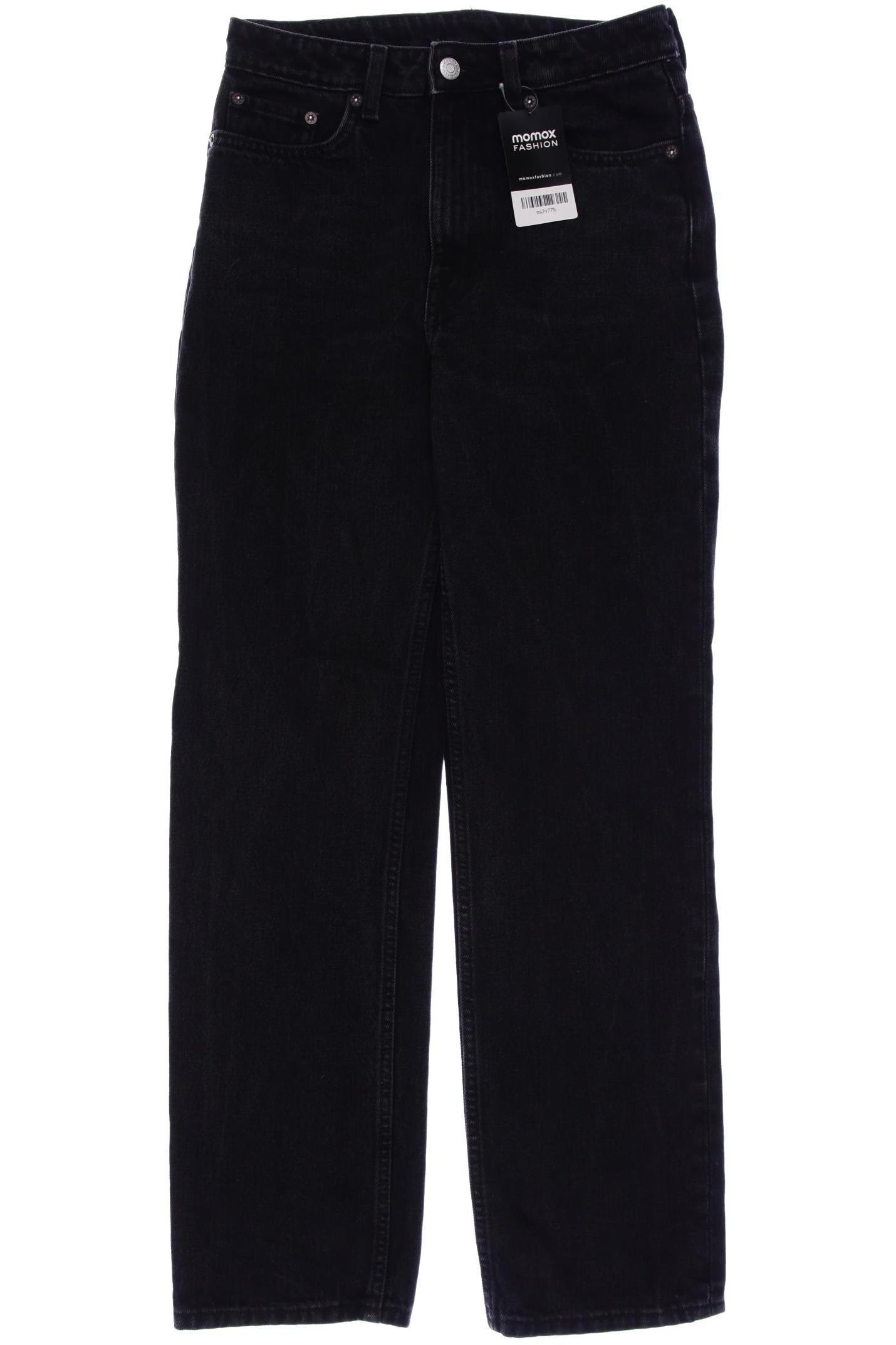 

Weekday Damen Jeans, schwarz, Gr. 26