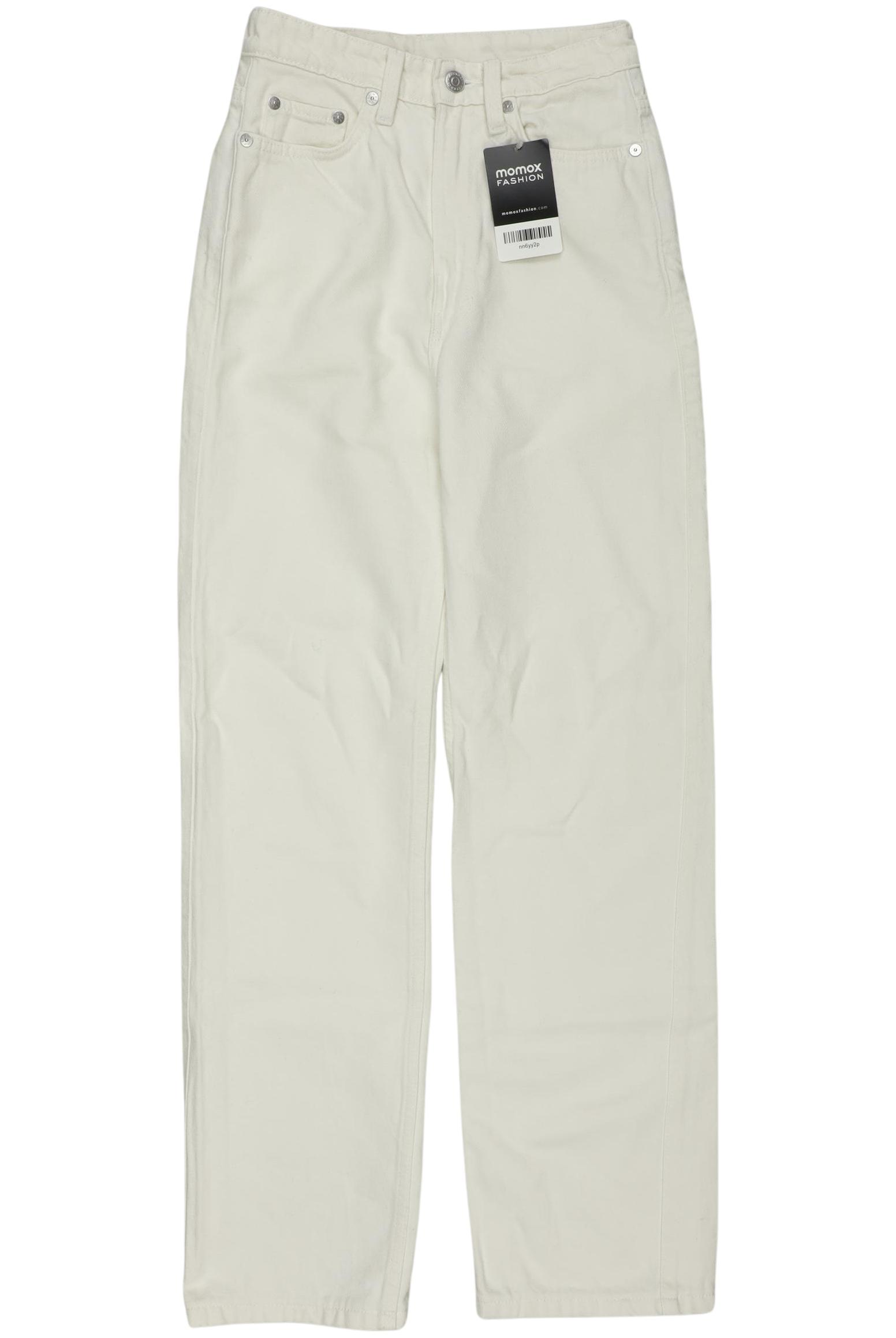 

Weekday Damen Jeans, cremeweiß, Gr. 24