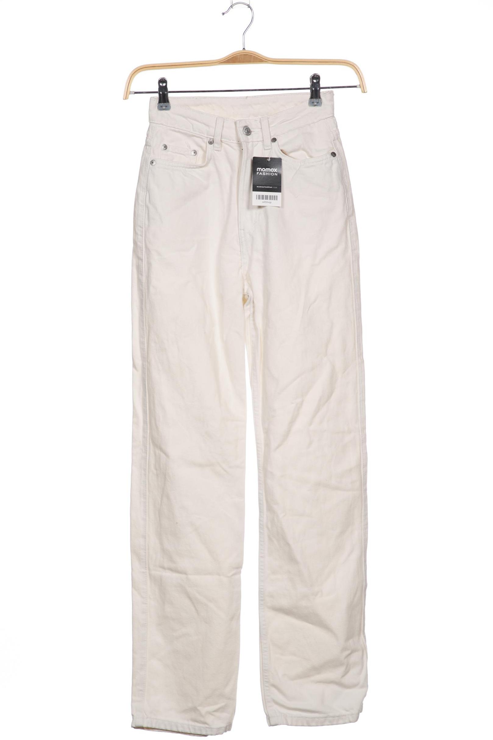 

Weekday Damen Jeans, weiß, Gr. 24
