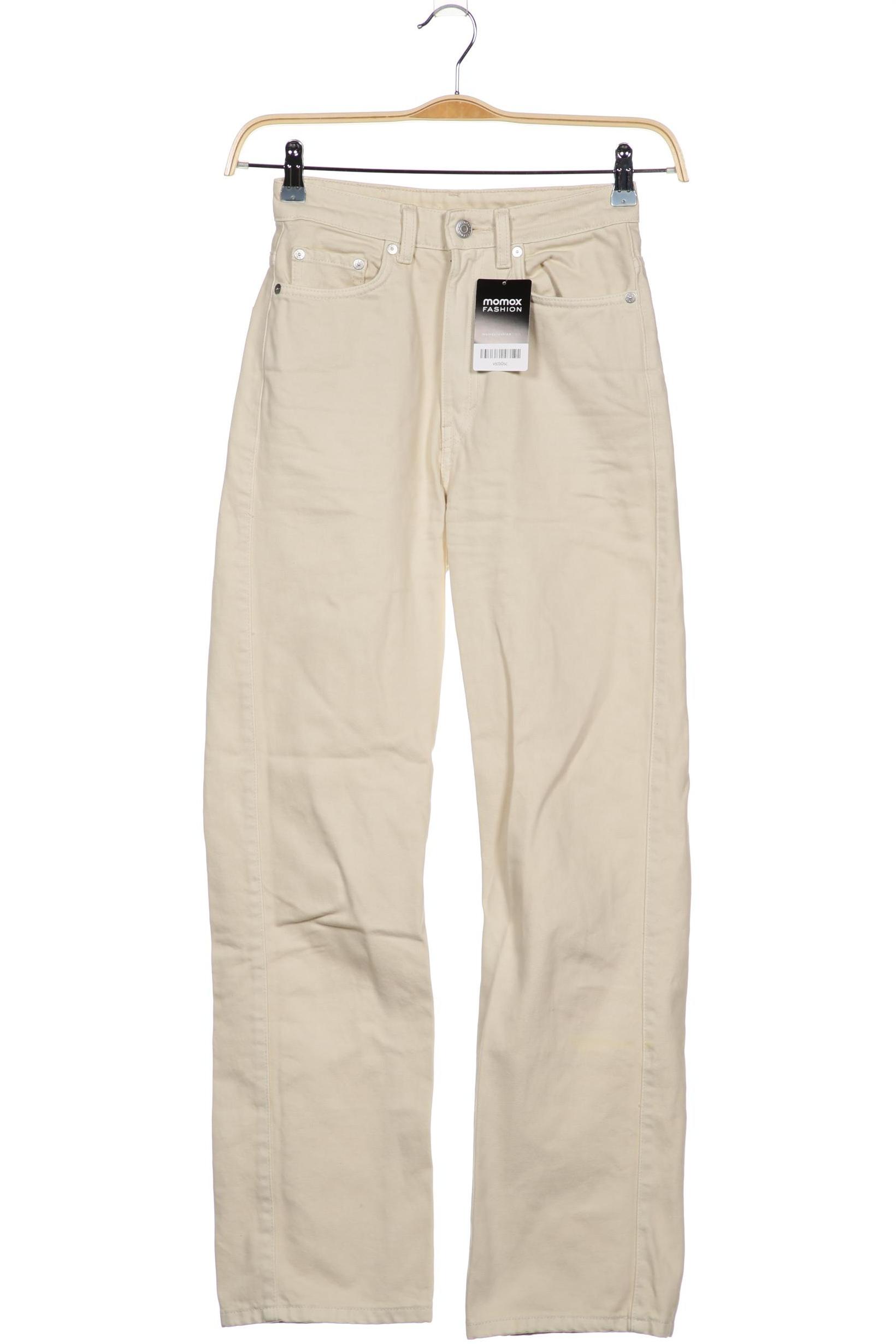 

Weekday Damen Jeans, cremeweiß, Gr. 25