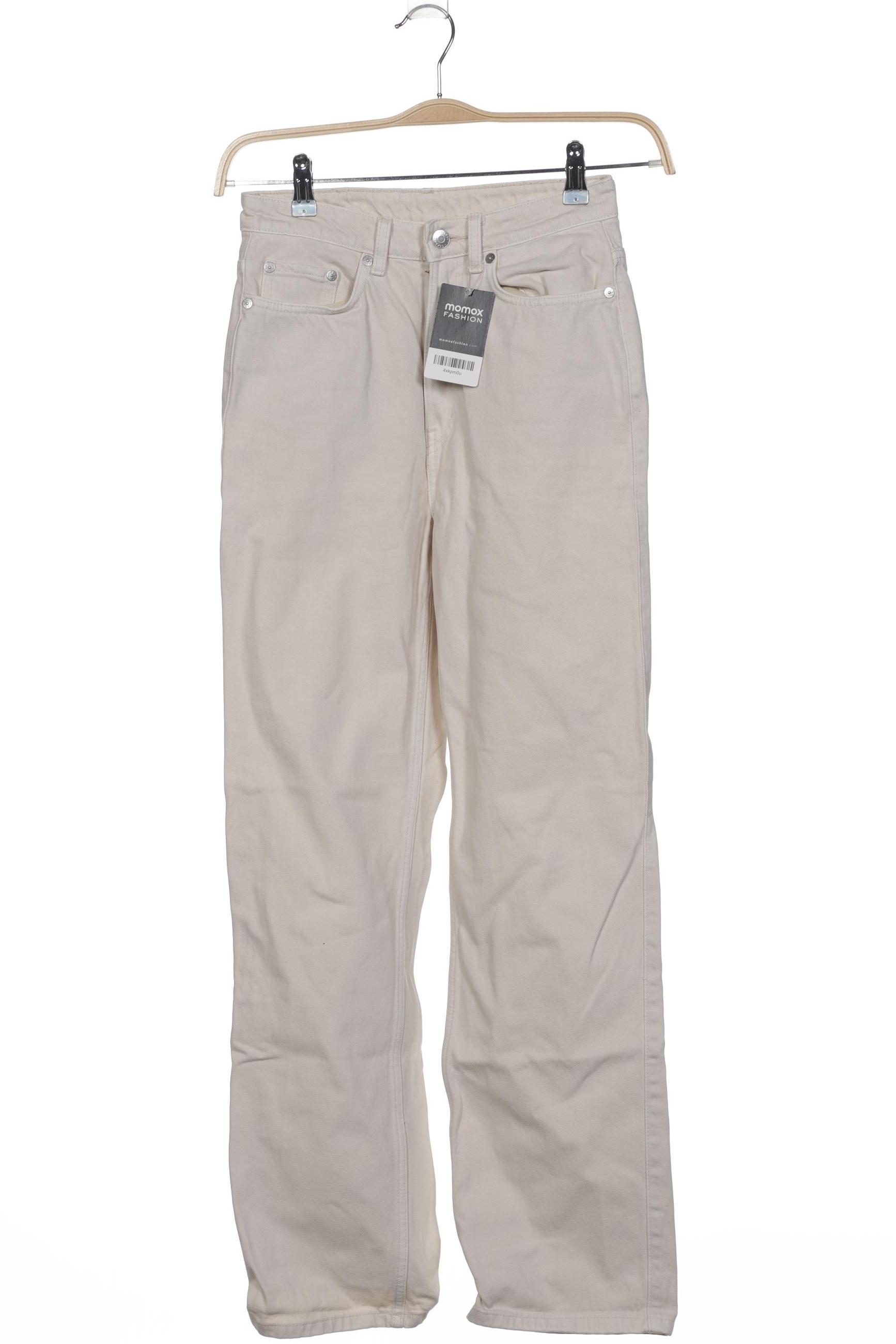 

Weekday Damen Jeans, beige, Gr. 26