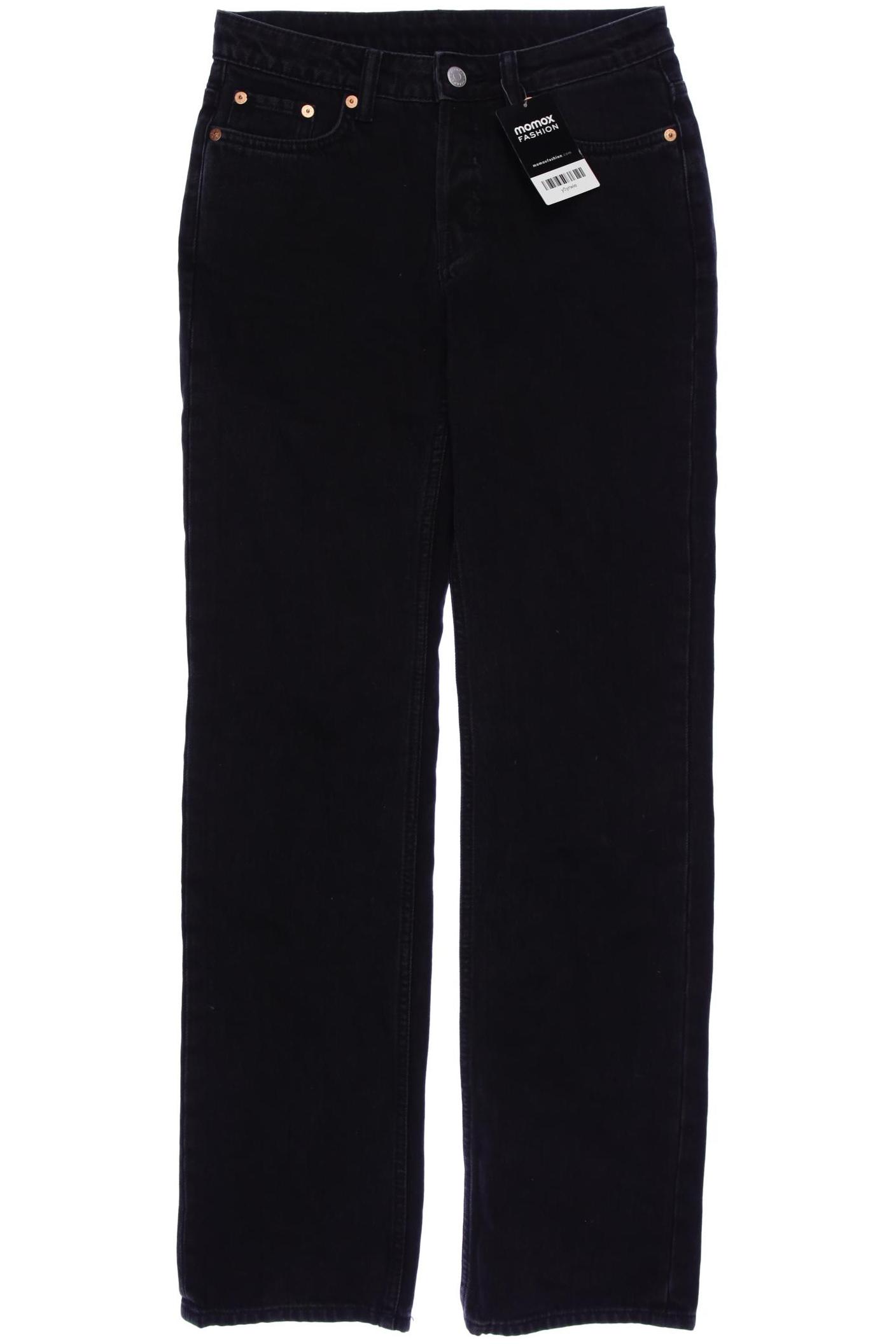 

Weekday Damen Jeans, schwarz, Gr. 25