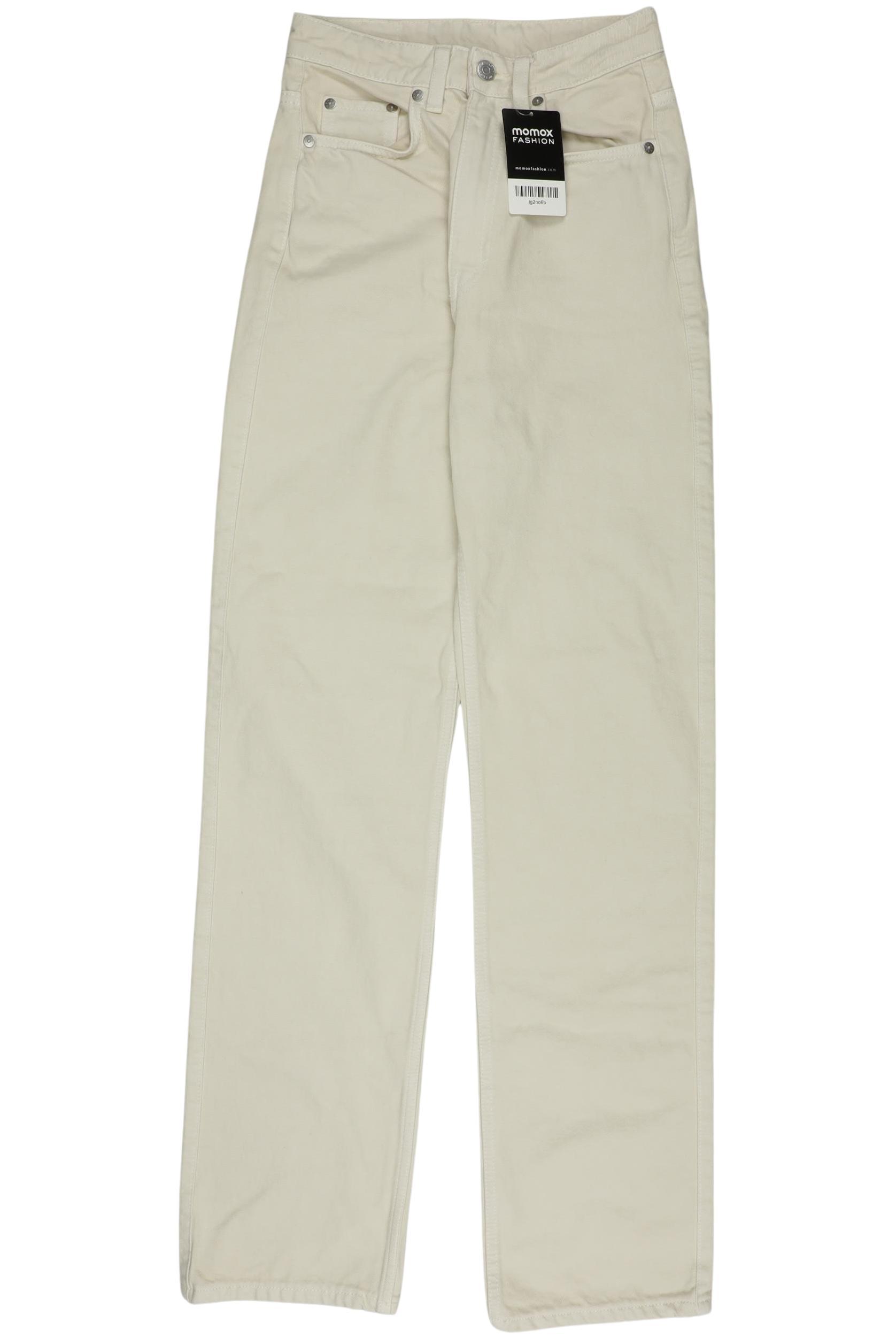 

Weekday Damen Jeans, cremeweiß, Gr. 24