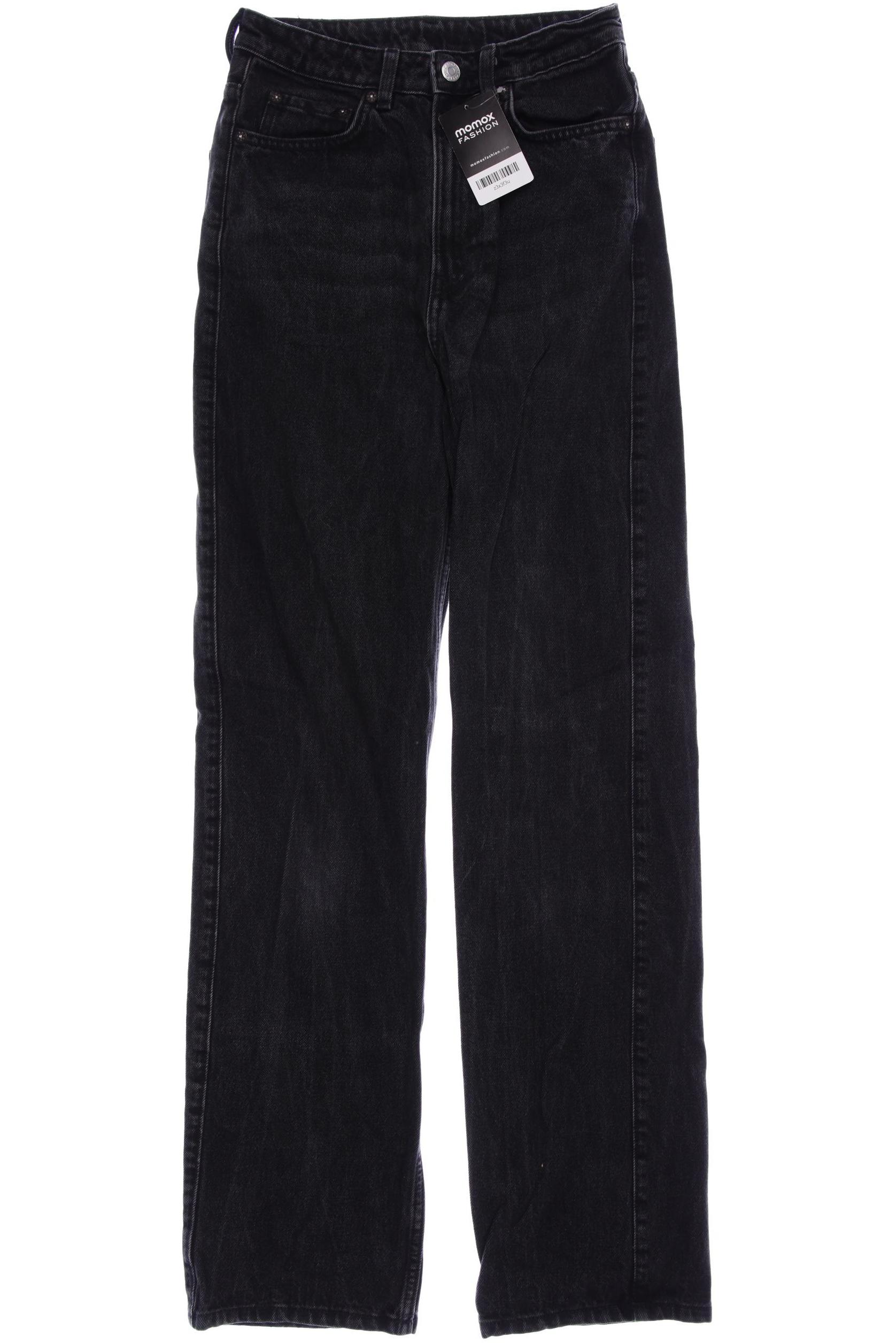 

Weekday Damen Jeans, schwarz, Gr. 26