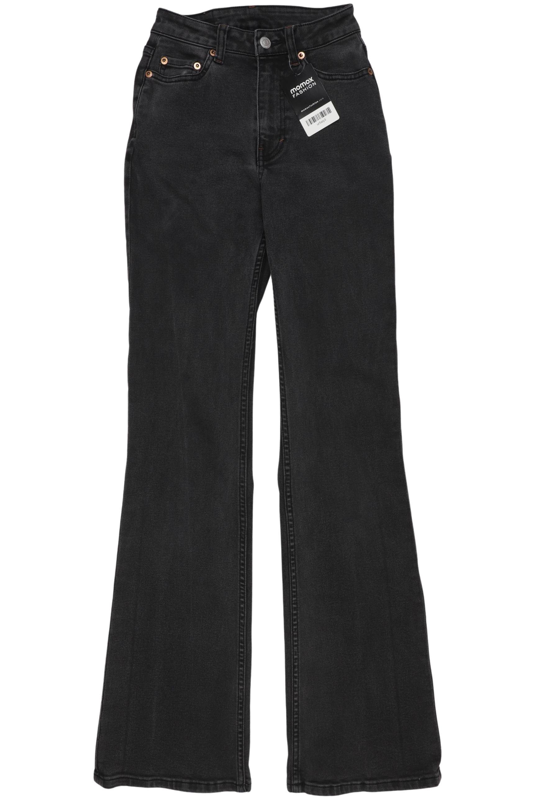 

Weekday Damen Jeans, schwarz, Gr. 24