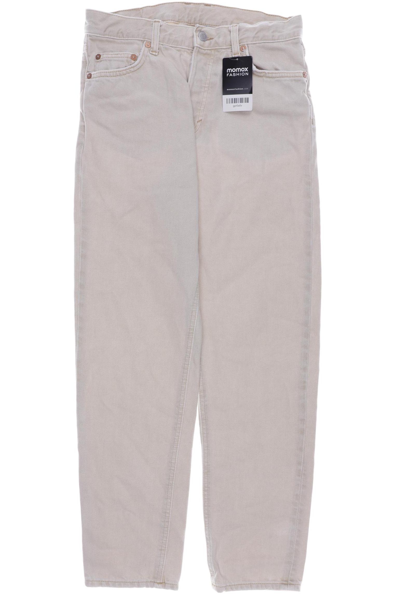 

Weekday Damen Jeans, beige, Gr. 28