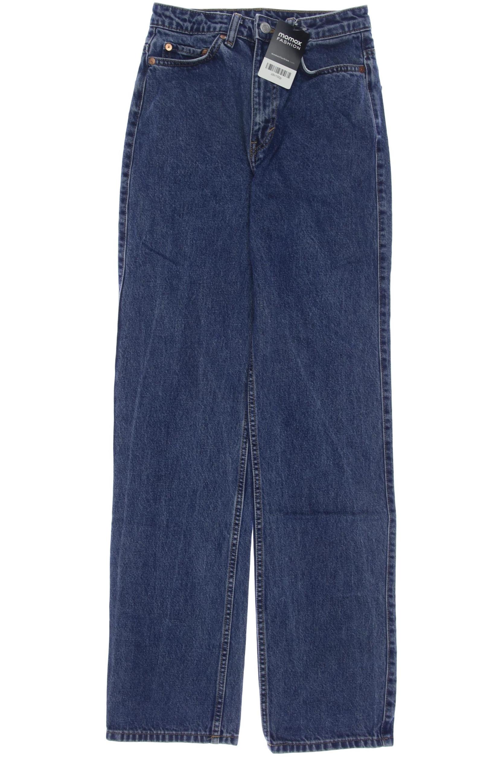 

Weekday Damen Jeans, blau, Gr. 25