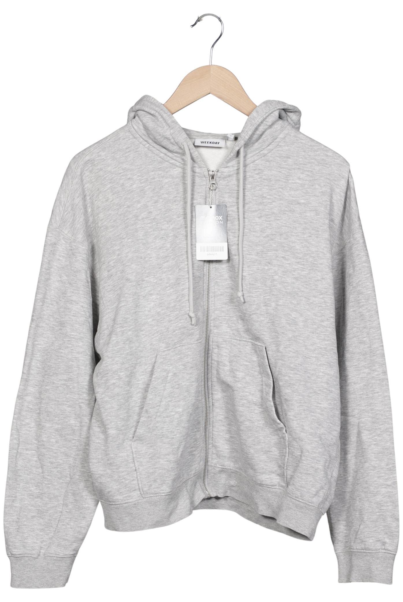 

Weekday Damen Kapuzenpullover, grau, Gr. 36