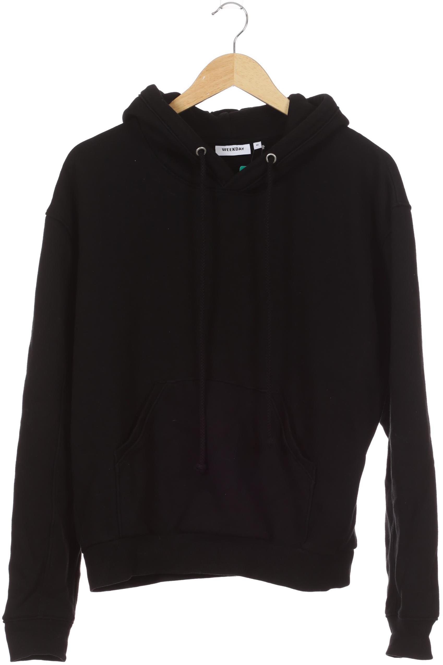 

Weekday Damen Kapuzenpullover, schwarz, Gr.