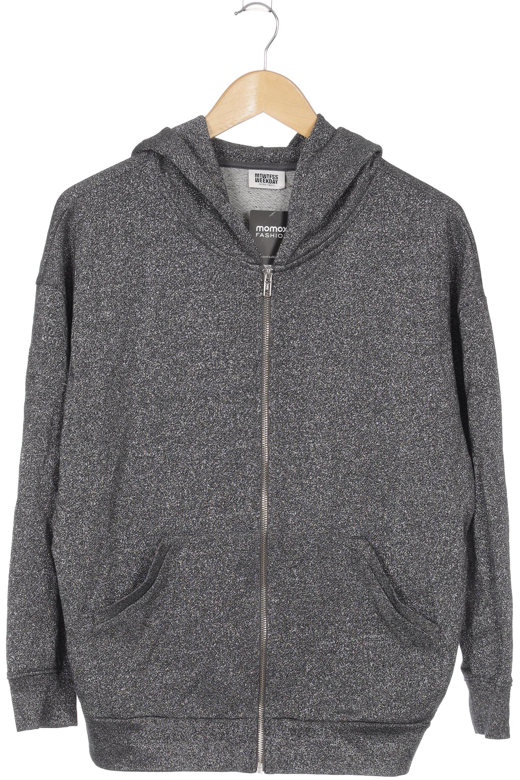 

Weekday Damen Kapuzenpullover, grau, Gr.