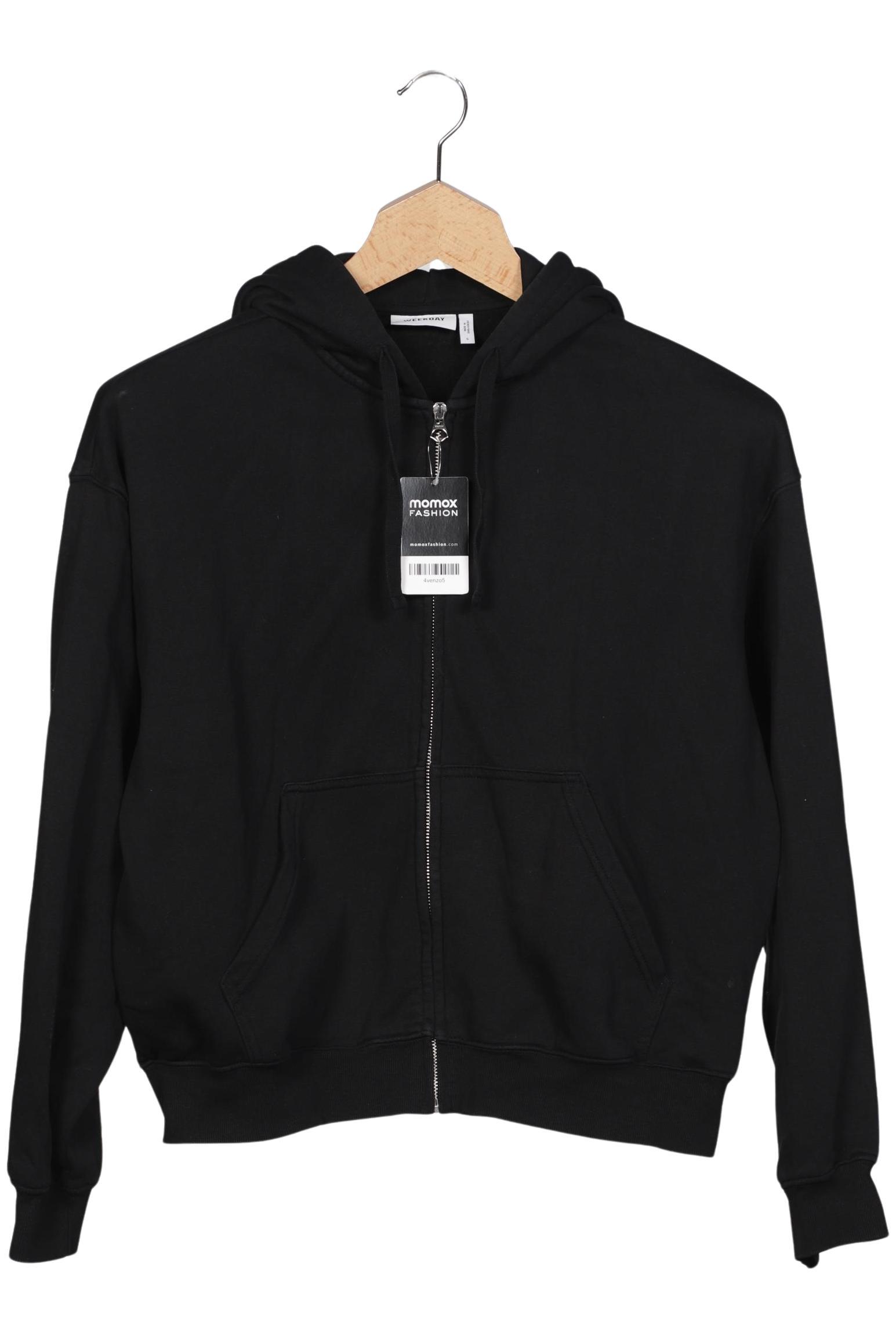 

Weekday Damen Kapuzenpullover, schwarz, Gr. 36