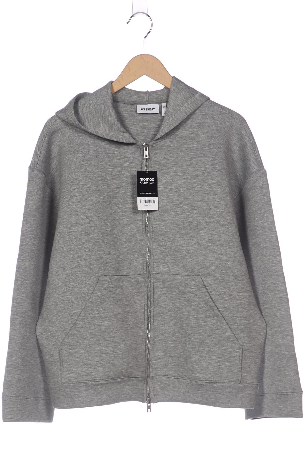 

Weekday Damen Kapuzenpullover, grau, Gr. 36