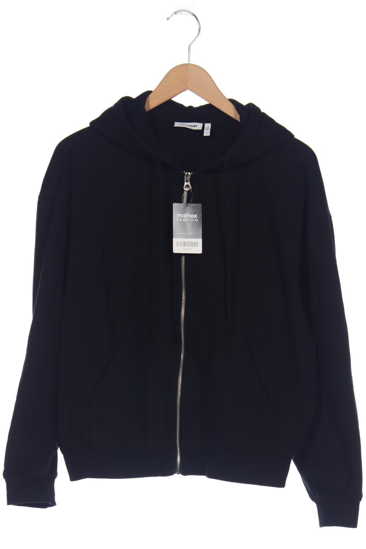 

Weekday Damen Kapuzenpullover, schwarz