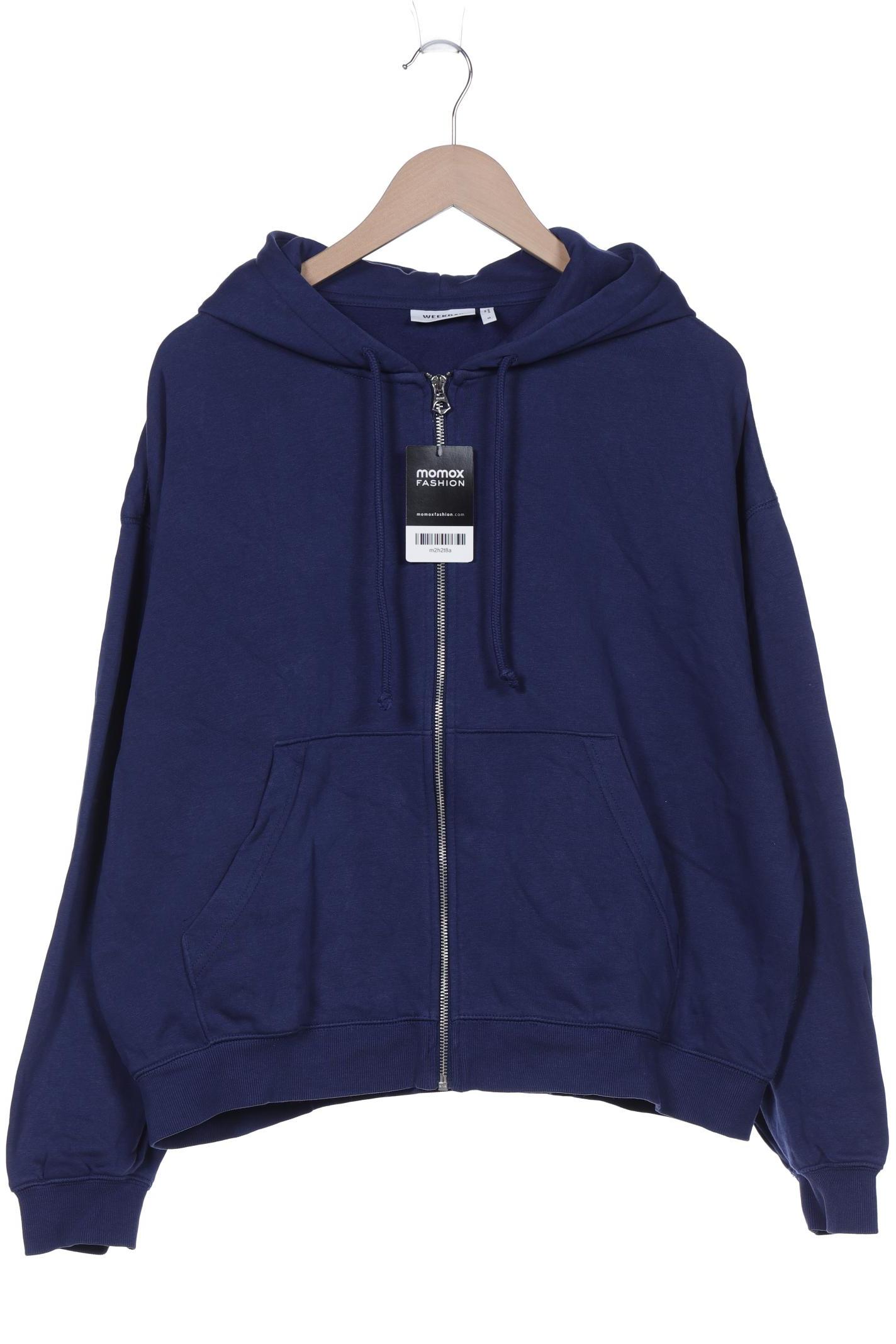 

Weekday Damen Kapuzenpullover, blau, Gr. 38