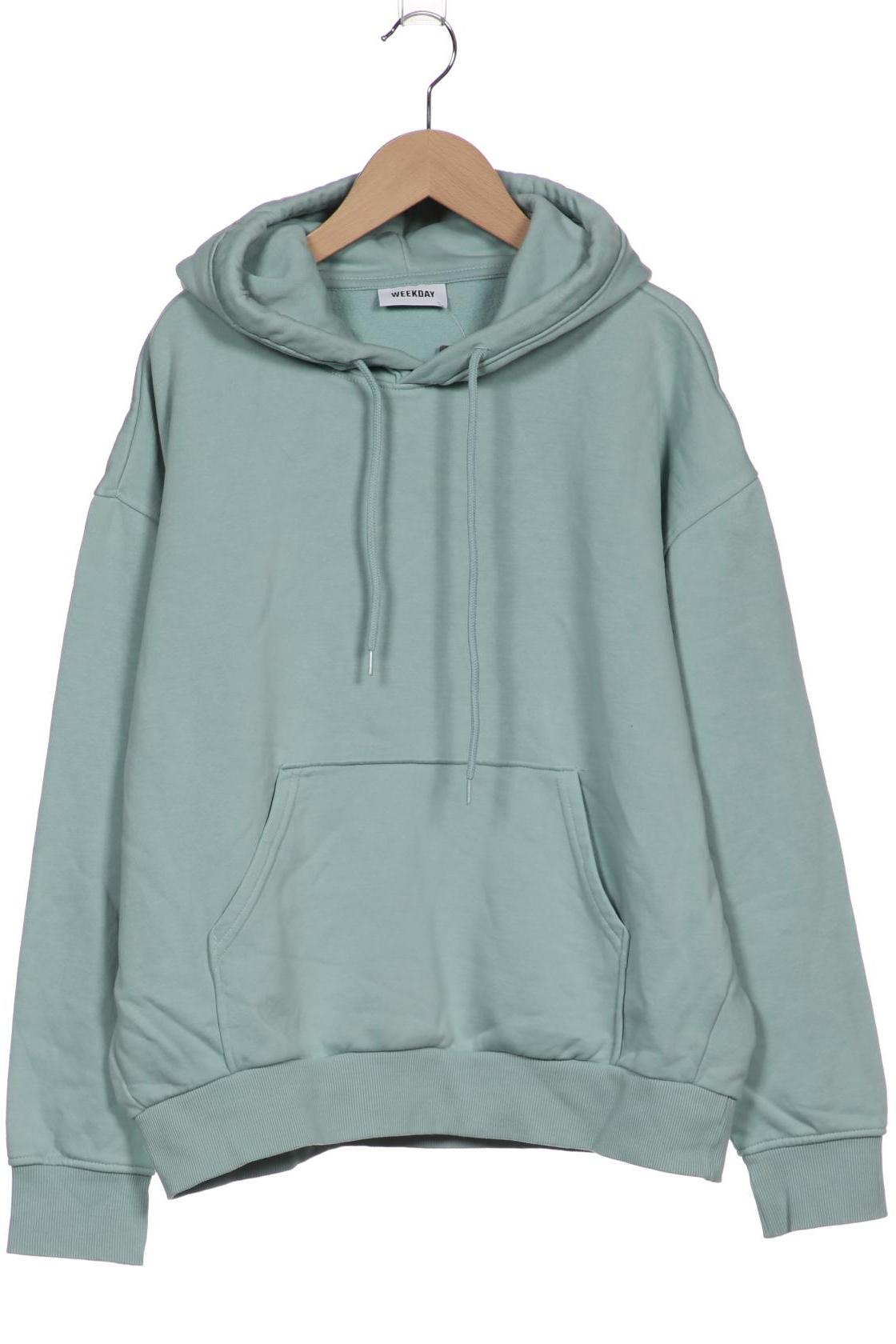 

Weekday Damen Kapuzenpullover, türkis, Gr. 34