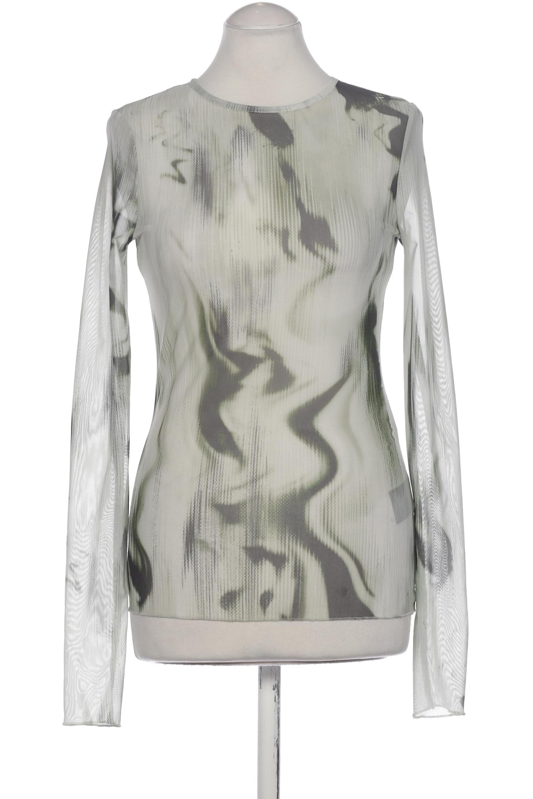 

Weekday Damen Langarmshirt, hellgrün, Gr. 36
