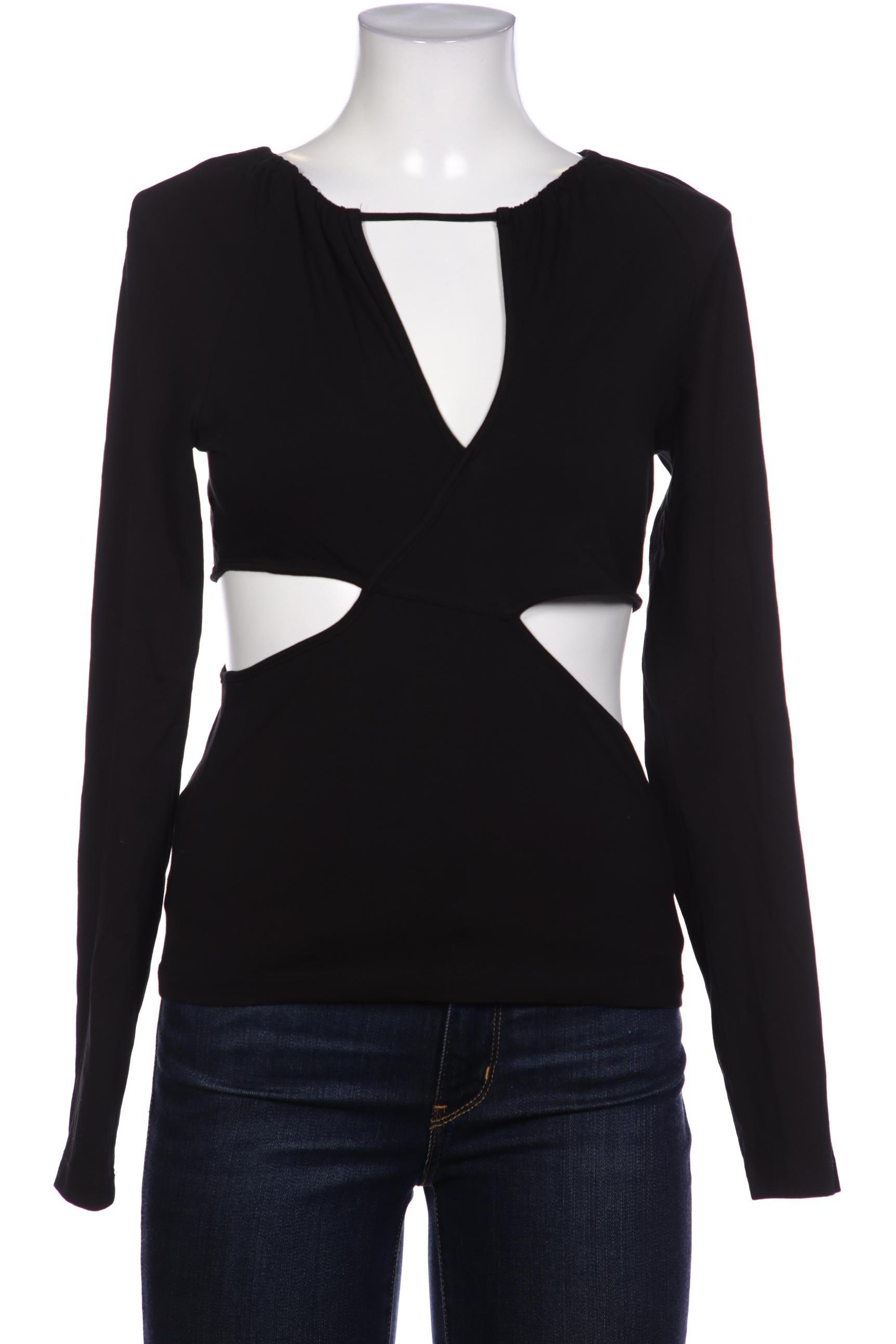 

Weekday Damen Langarmshirt, schwarz, Gr. 38