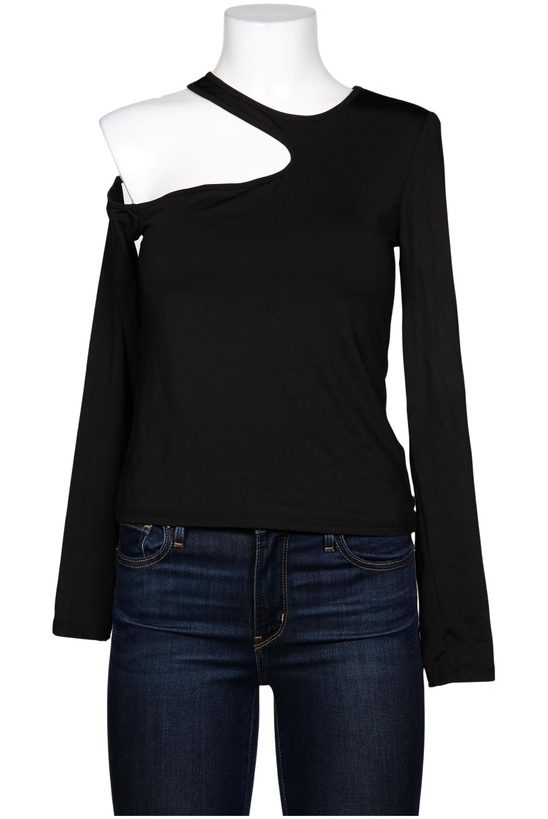 

Weekday Damen Langarmshirt, schwarz, Gr. 38