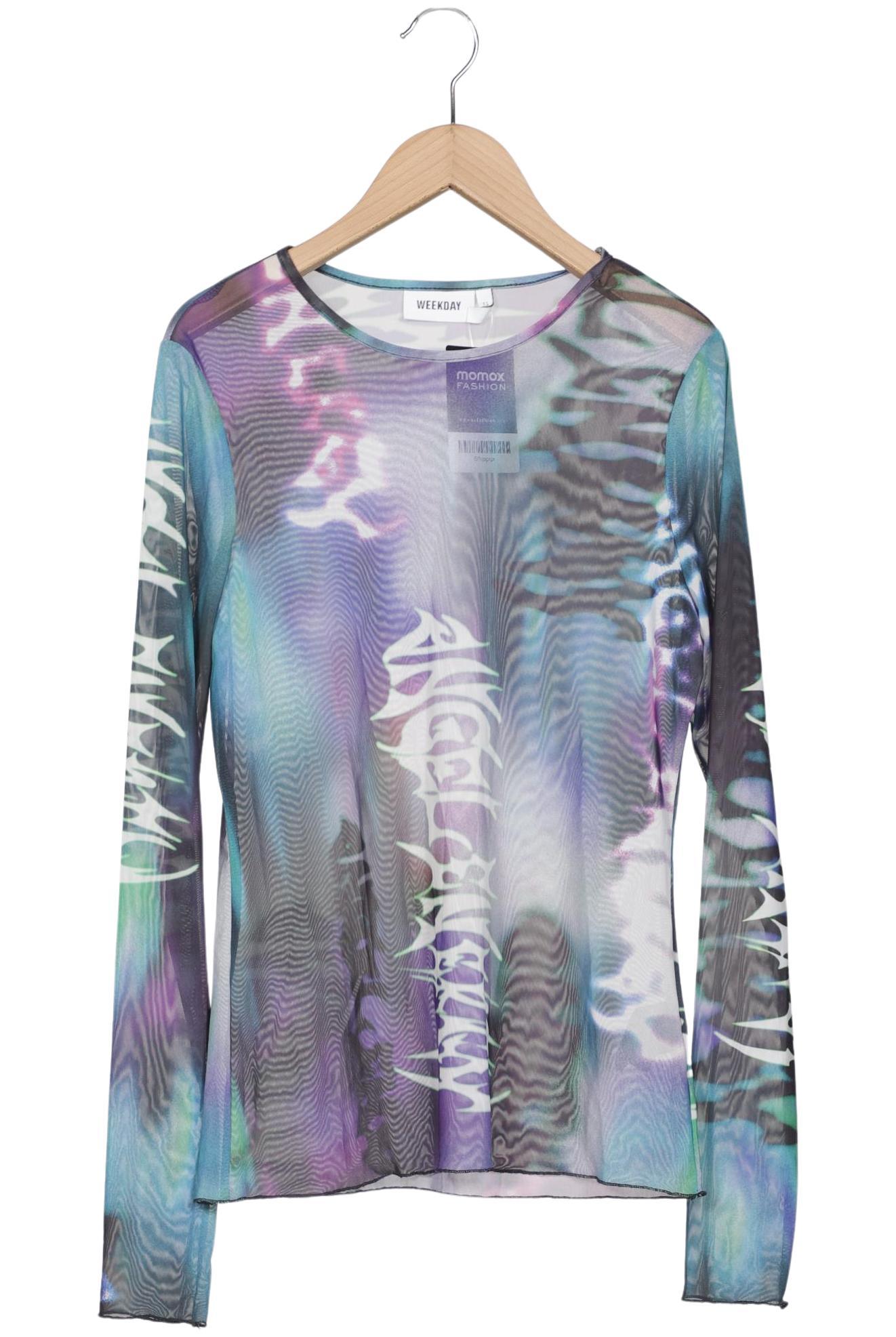 

Weekday Damen Langarmshirt, pink, Gr. 38