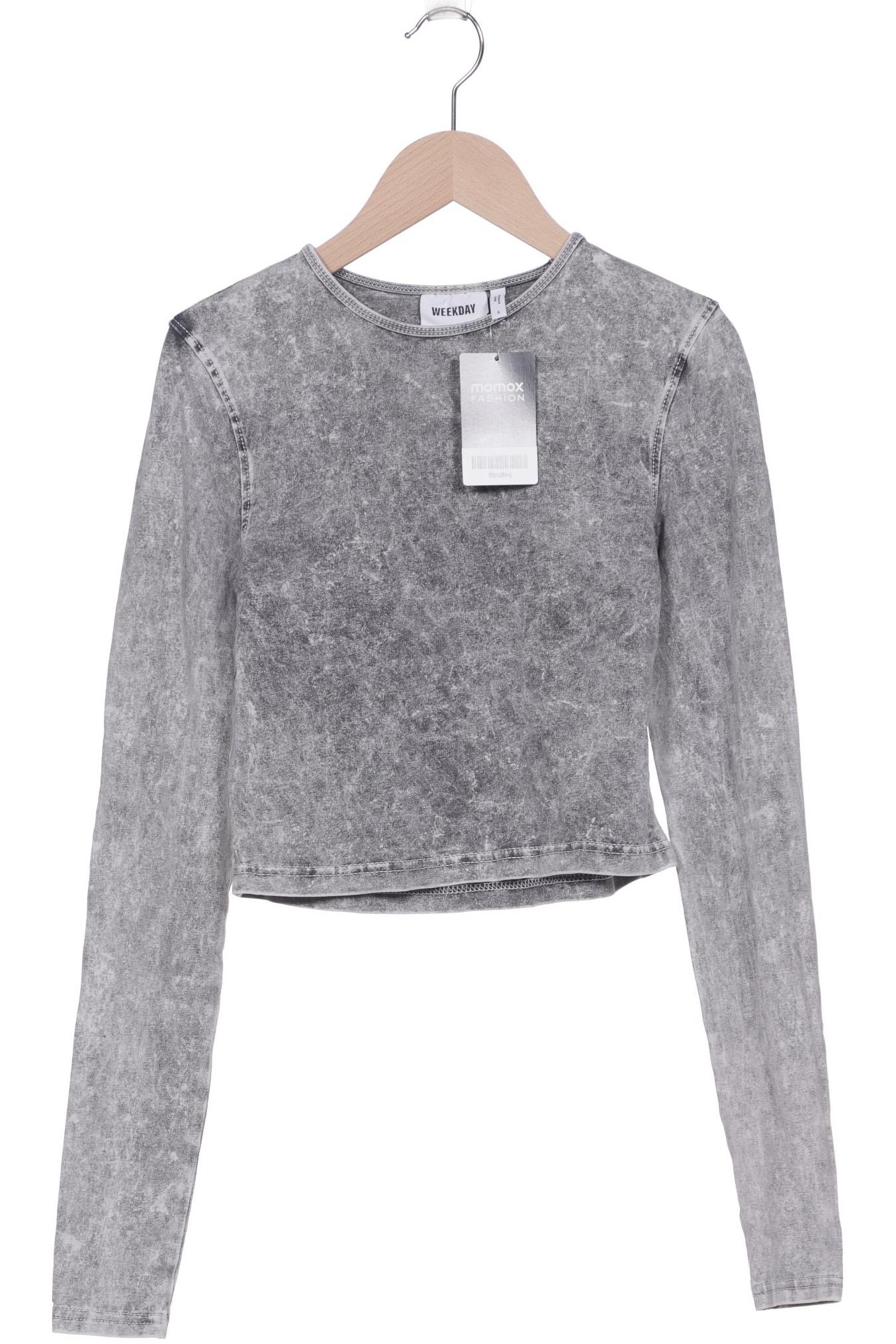 

Weekday Damen Langarmshirt, grau