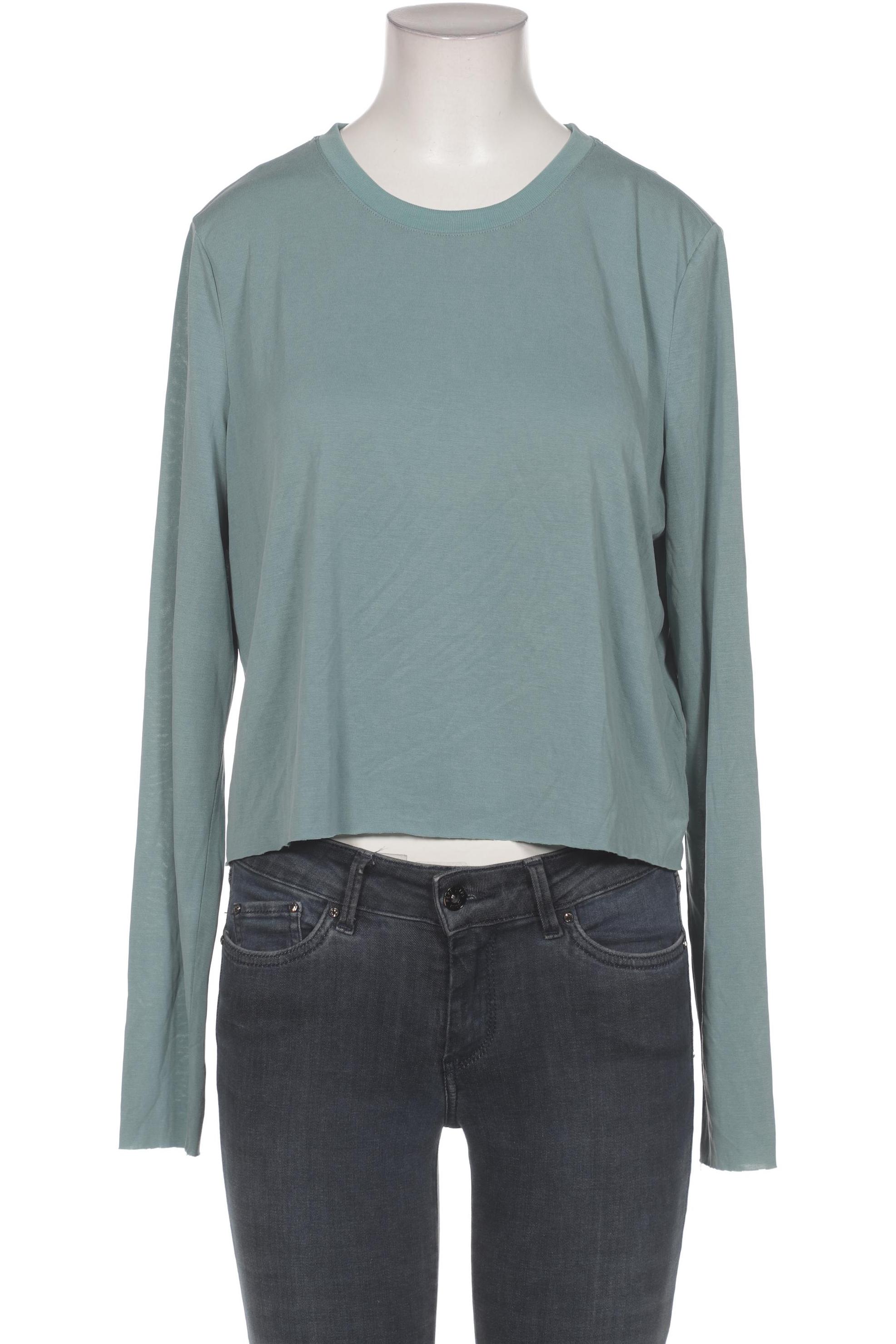 

Weekday Damen Langarmshirt, türkis, Gr. 36