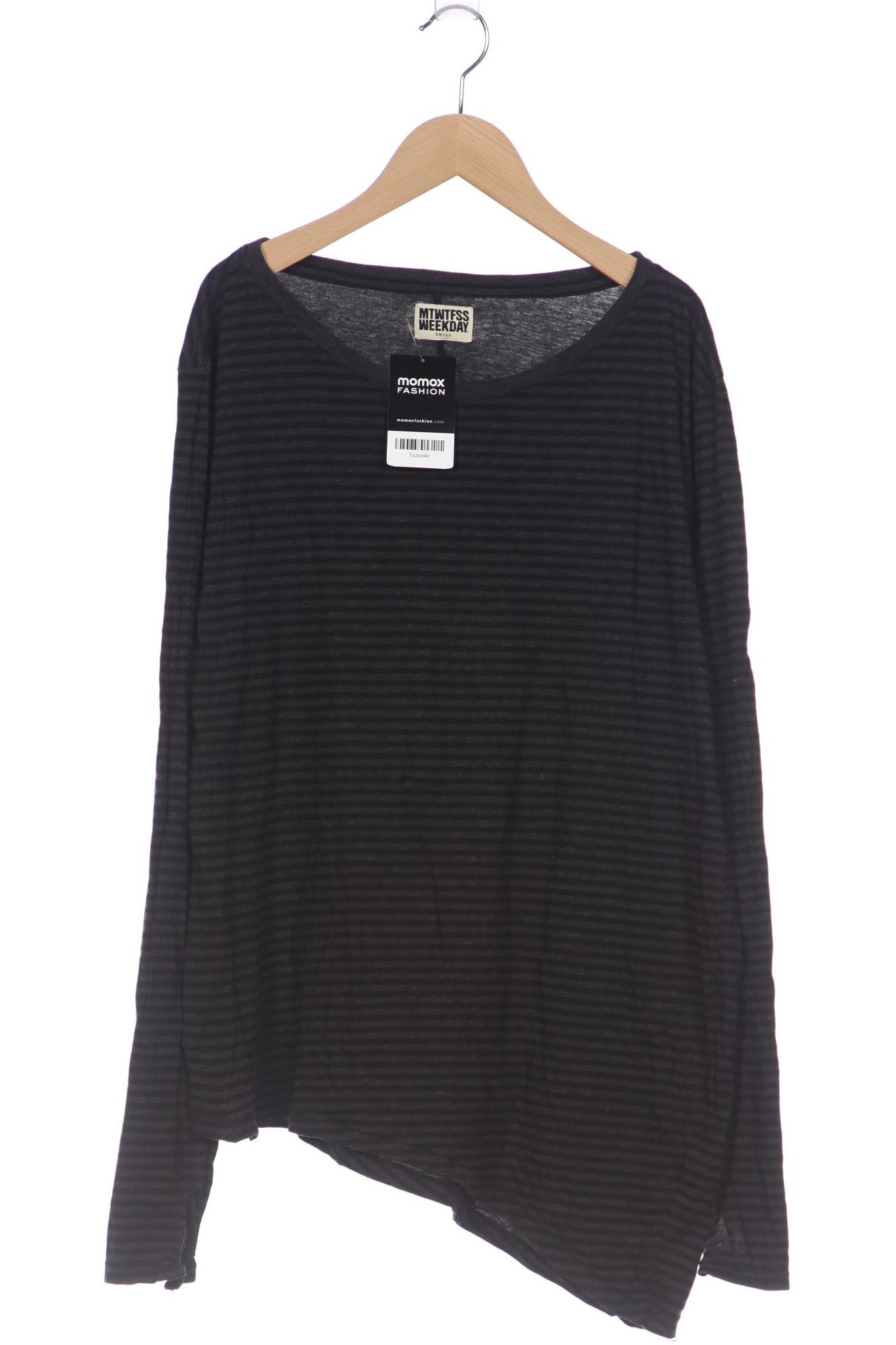 

Weekday Damen Langarmshirt, grau, Gr. 36