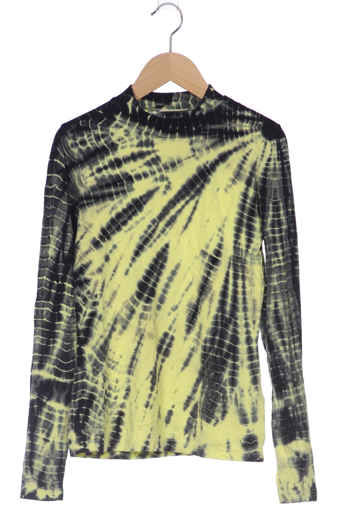

Weekday Damen Langarmshirt, gelb, Gr. 34