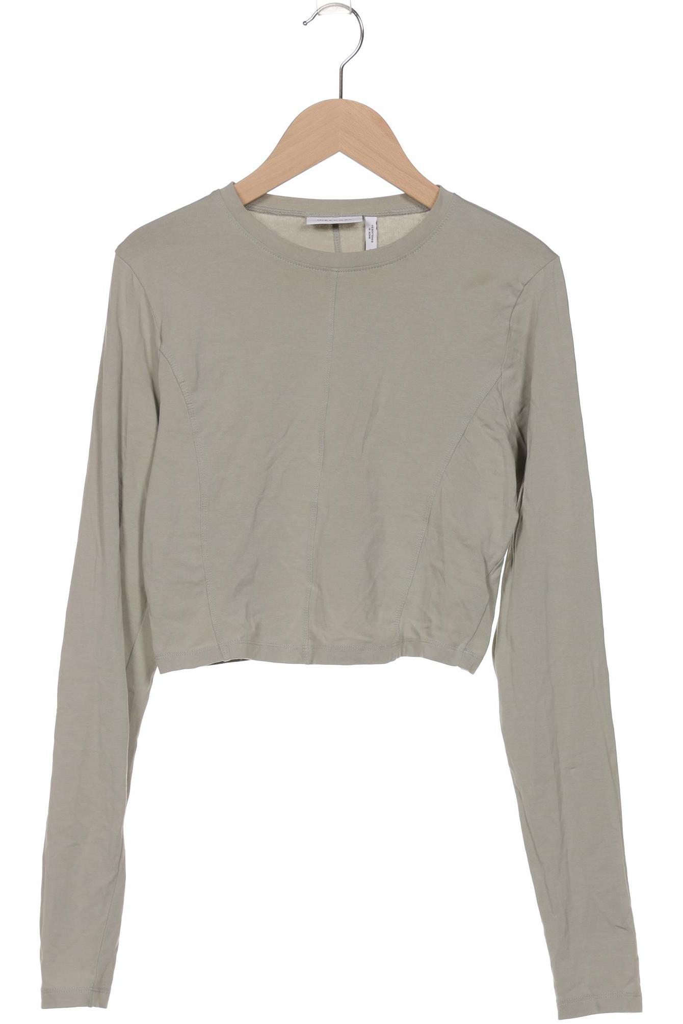 

Weekday Damen Langarmshirt, grau, Gr. 38