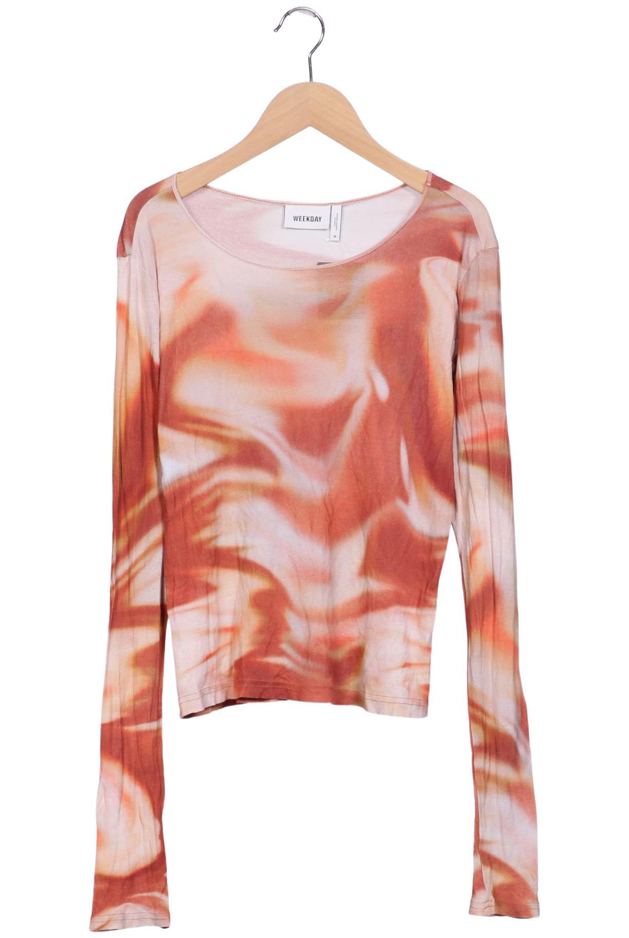 

Weekday Damen Langarmshirt, mehrfarbig, Gr. 38