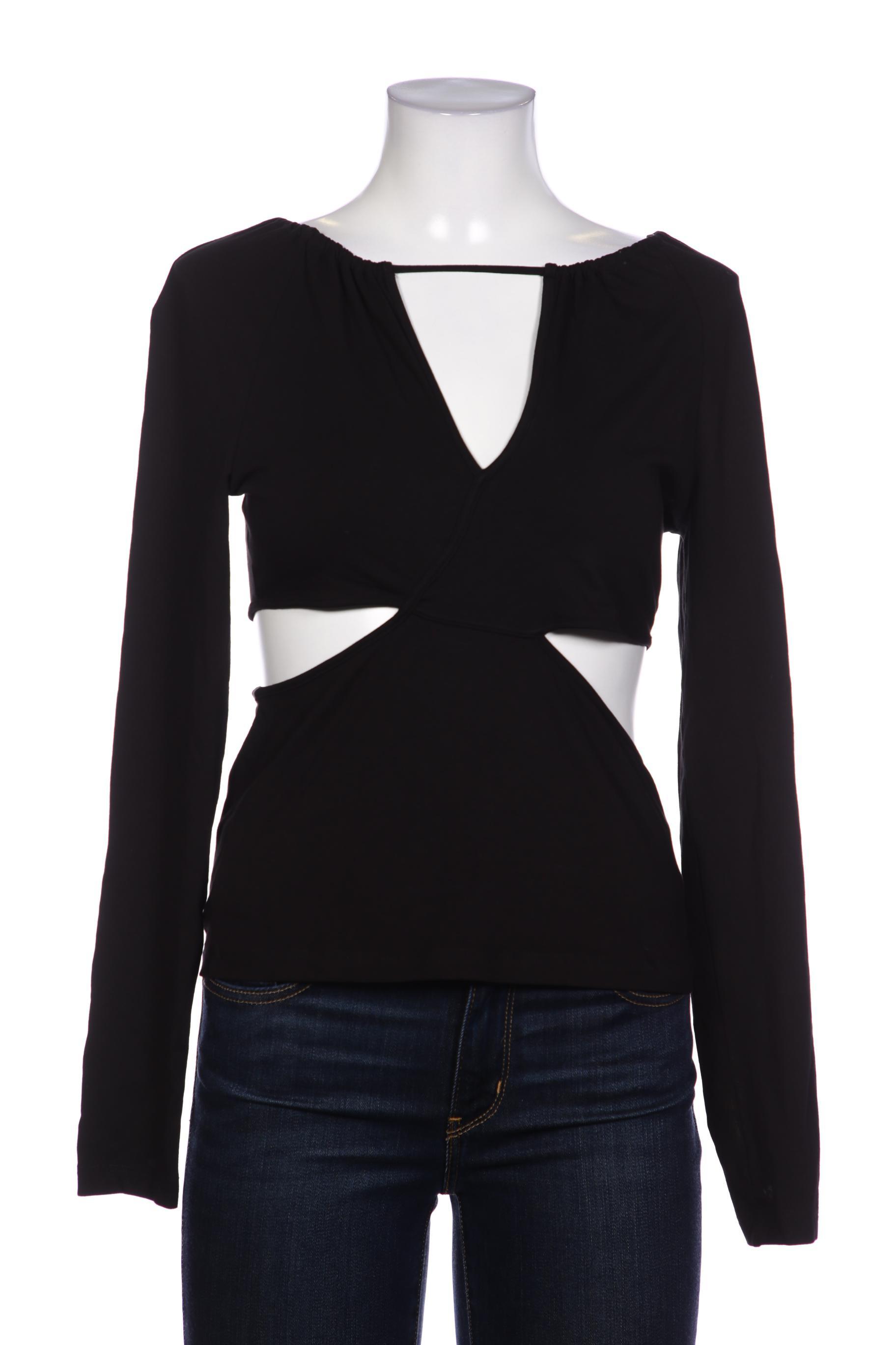 

Weekday Damen Langarmshirt, schwarz, Gr. 38