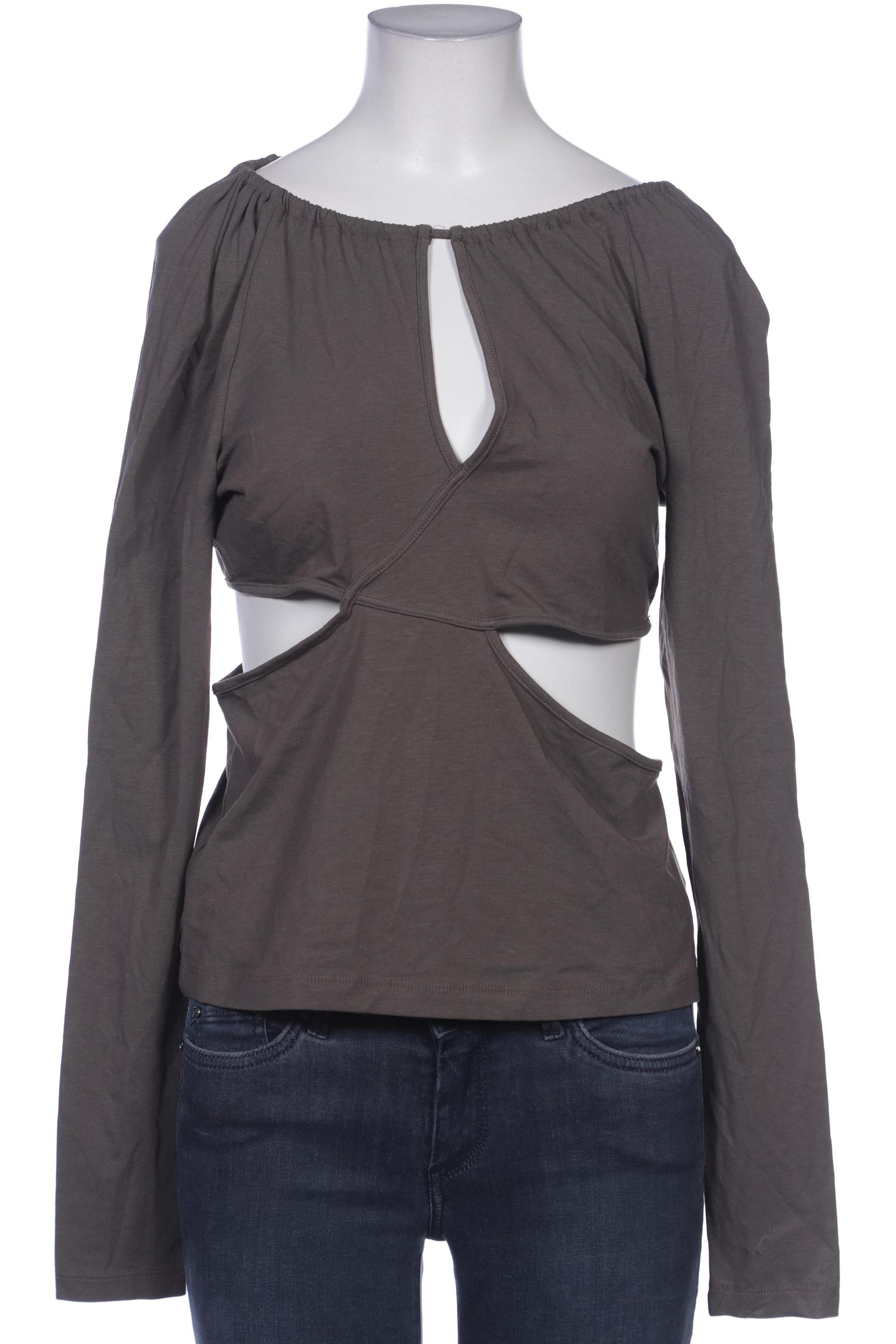 

Weekday Damen Langarmshirt, braun, Gr. 38