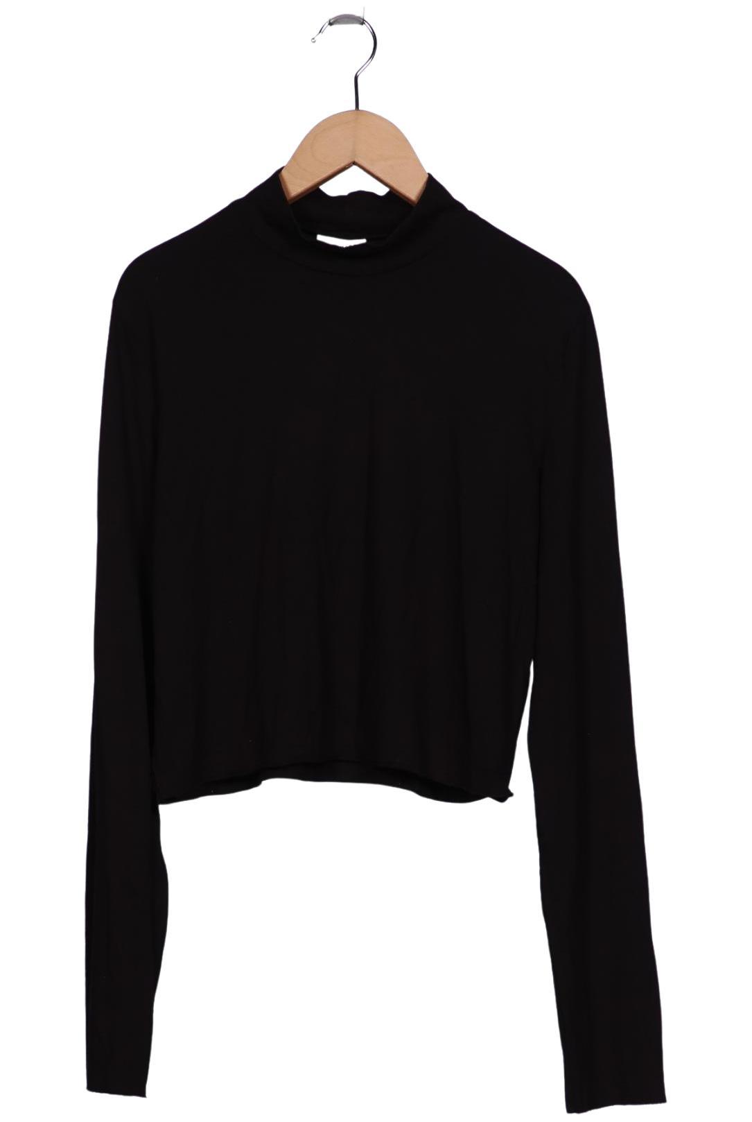 

Weekday Damen Langarmshirt, schwarz, Gr. 38