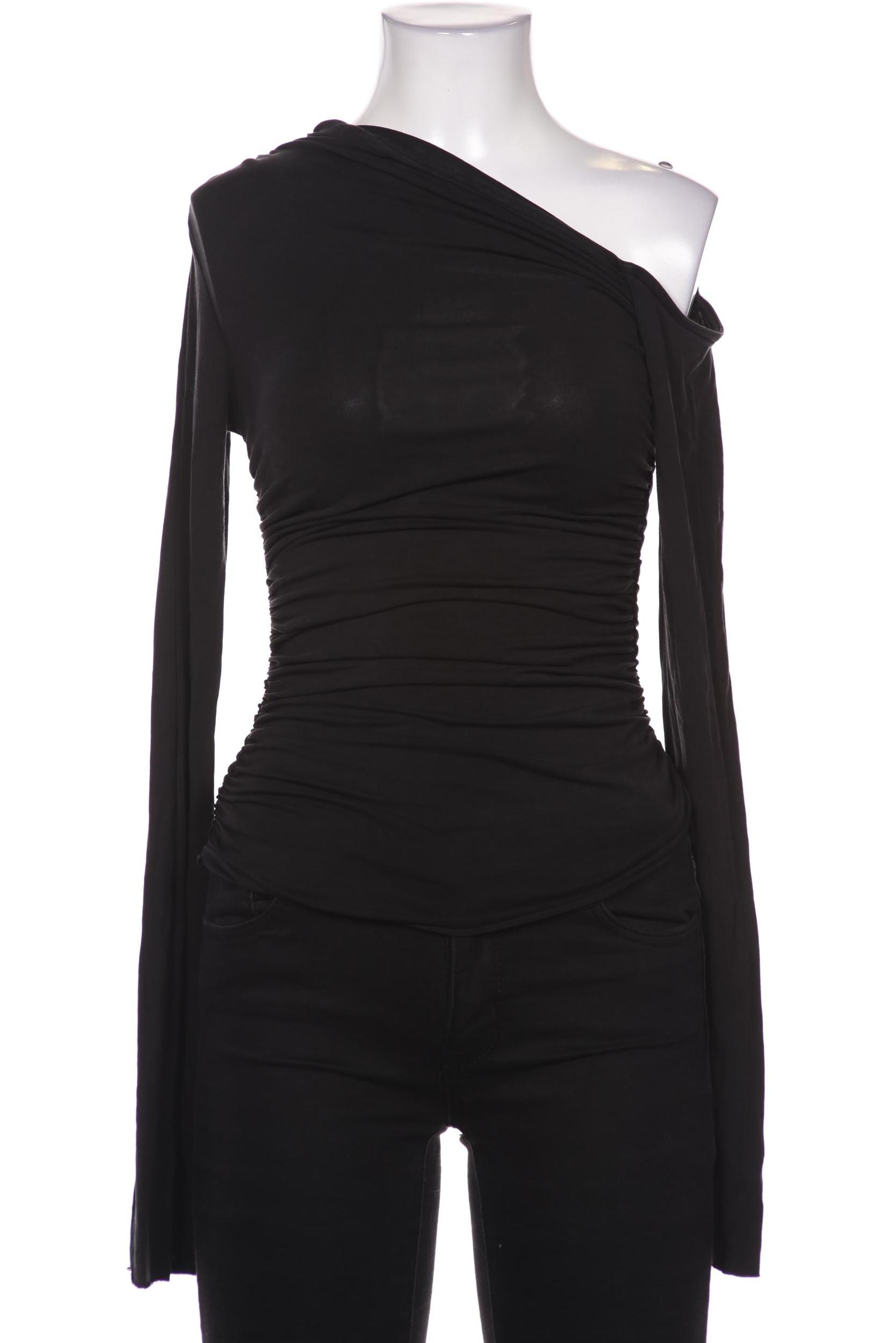 

Weekday Damen Langarmshirt, schwarz, Gr. 34