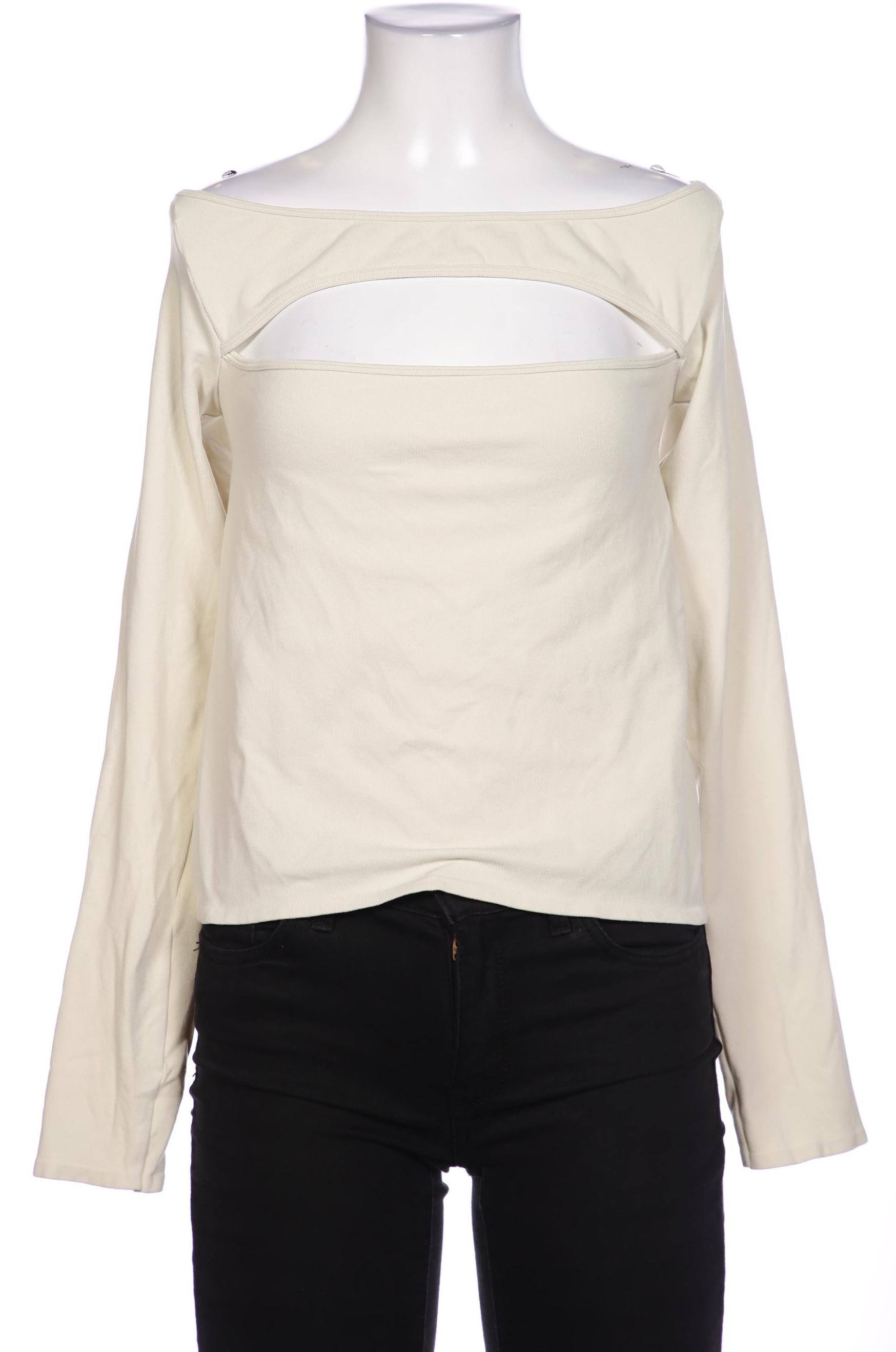 

Weekday Damen Langarmshirt, beige, Gr. 34