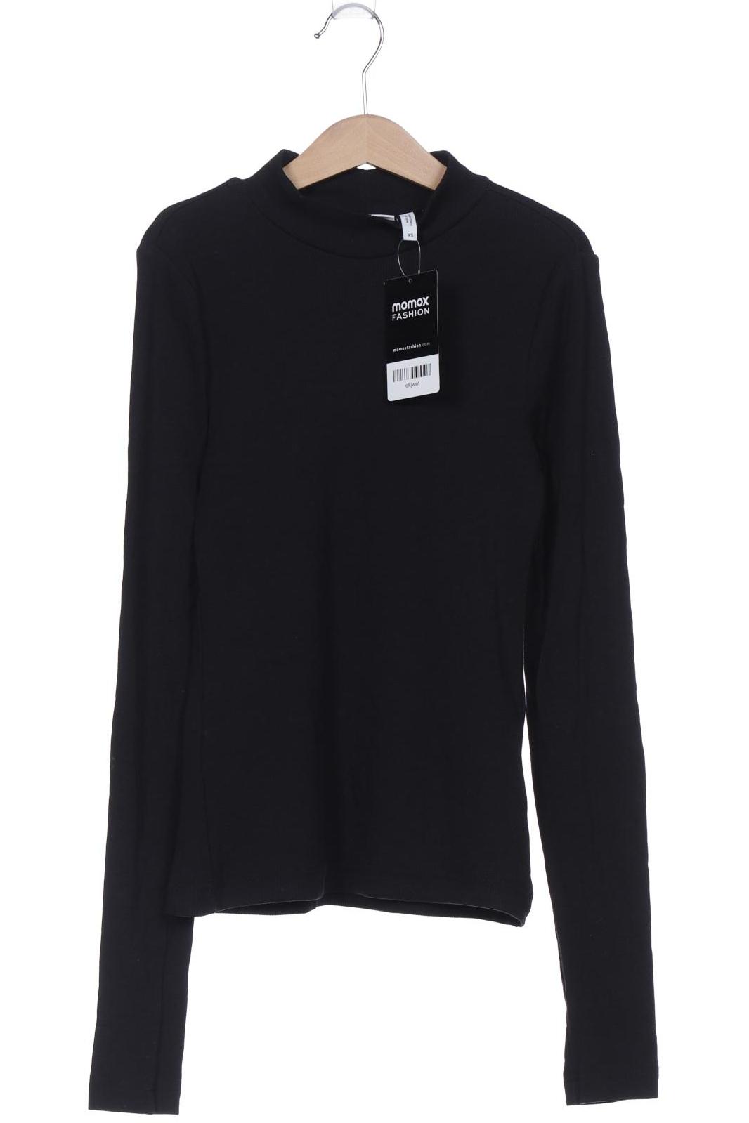 

Weekday Damen Langarmshirt, schwarz, Gr. 34