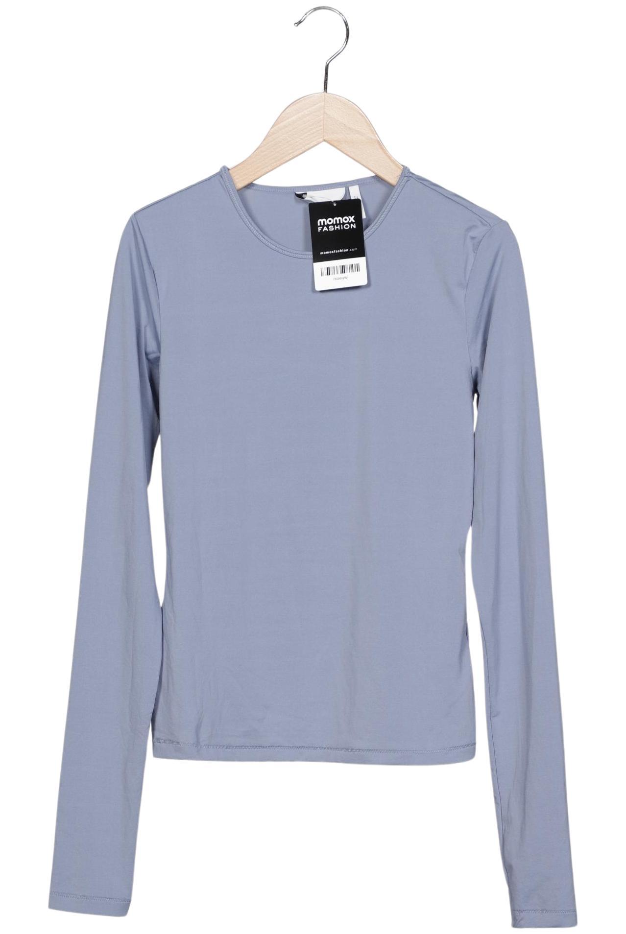 

Weekday Damen Langarmshirt, hellblau, Gr. 36