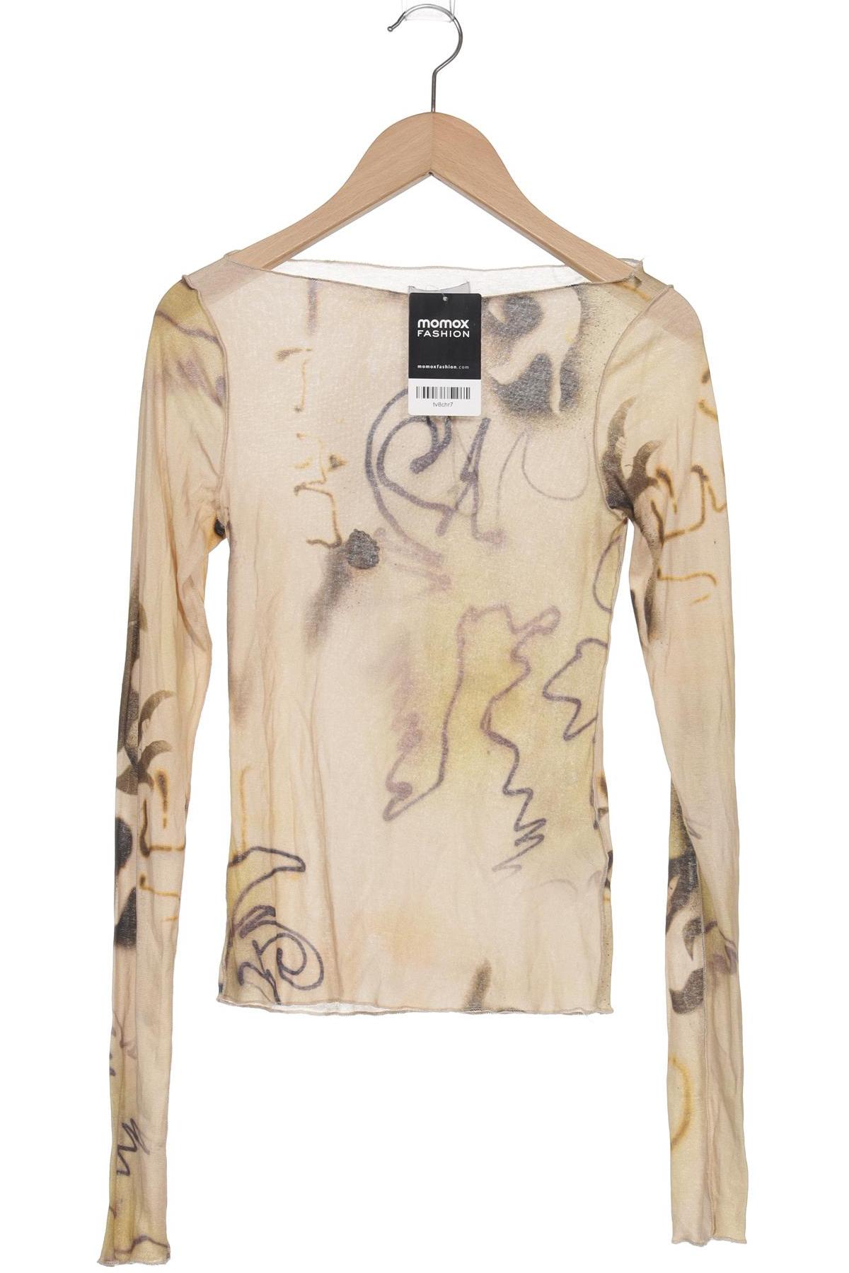 

Weekday Damen Langarmshirt, beige, Gr. 36