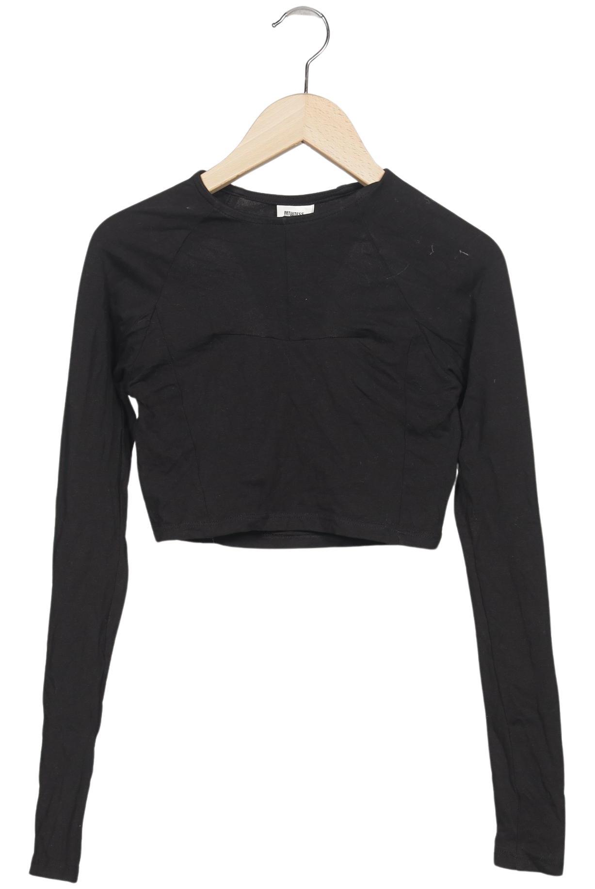 

Weekday Damen Langarmshirt, schwarz, Gr. 34