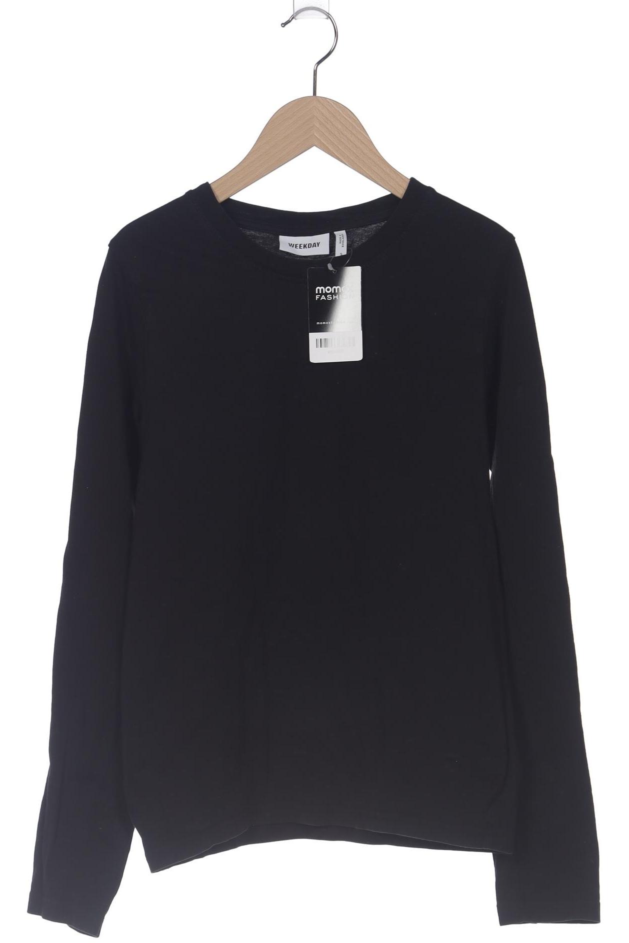 

Weekday Damen Langarmshirt, schwarz, Gr. 36