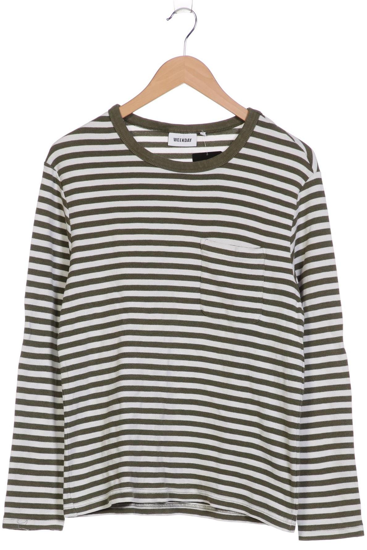 

Weekday Damen Langarmshirt, weiß, Gr. 38