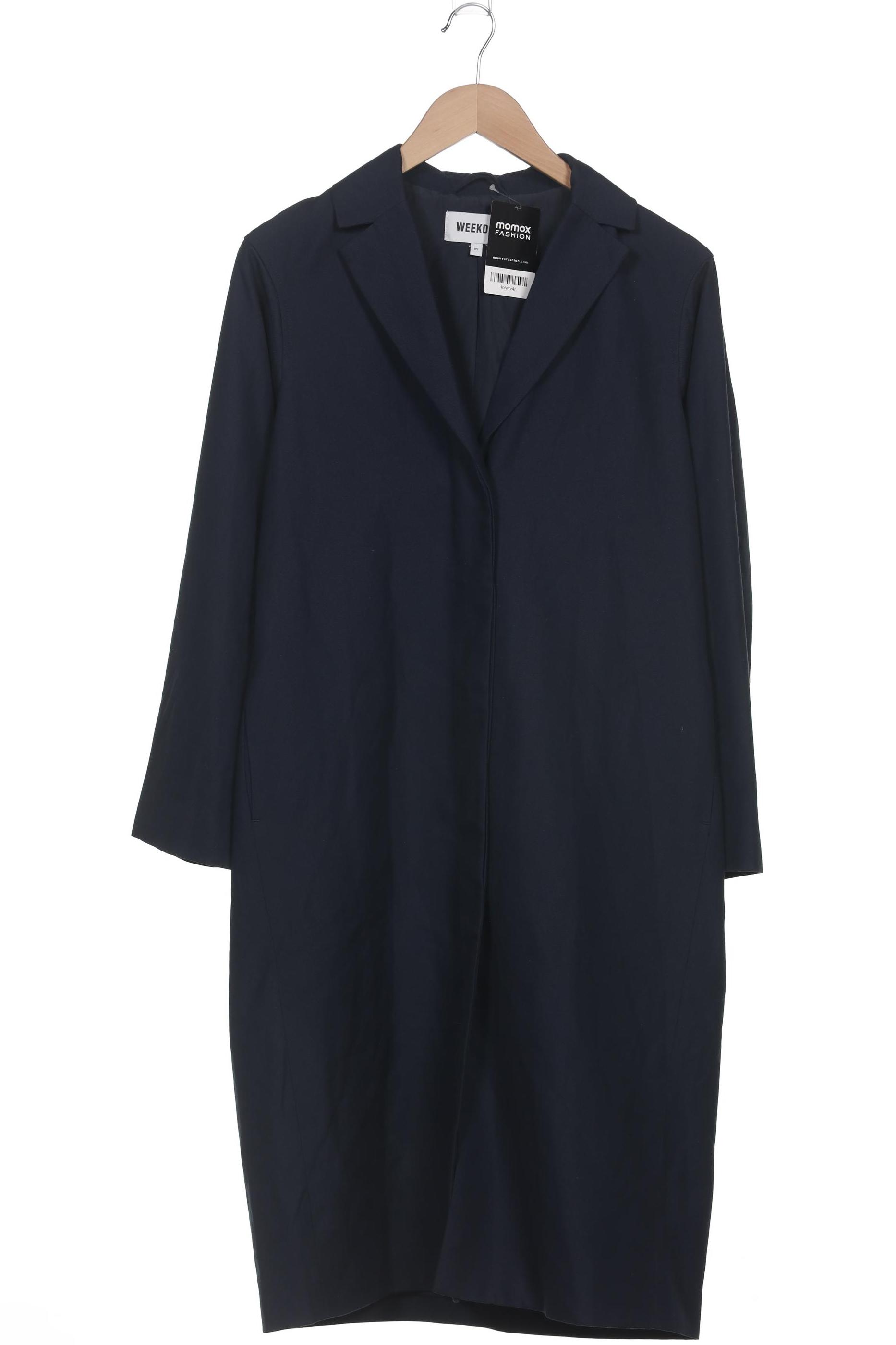 

Weekday Damen Mantel, marineblau, Gr. 34