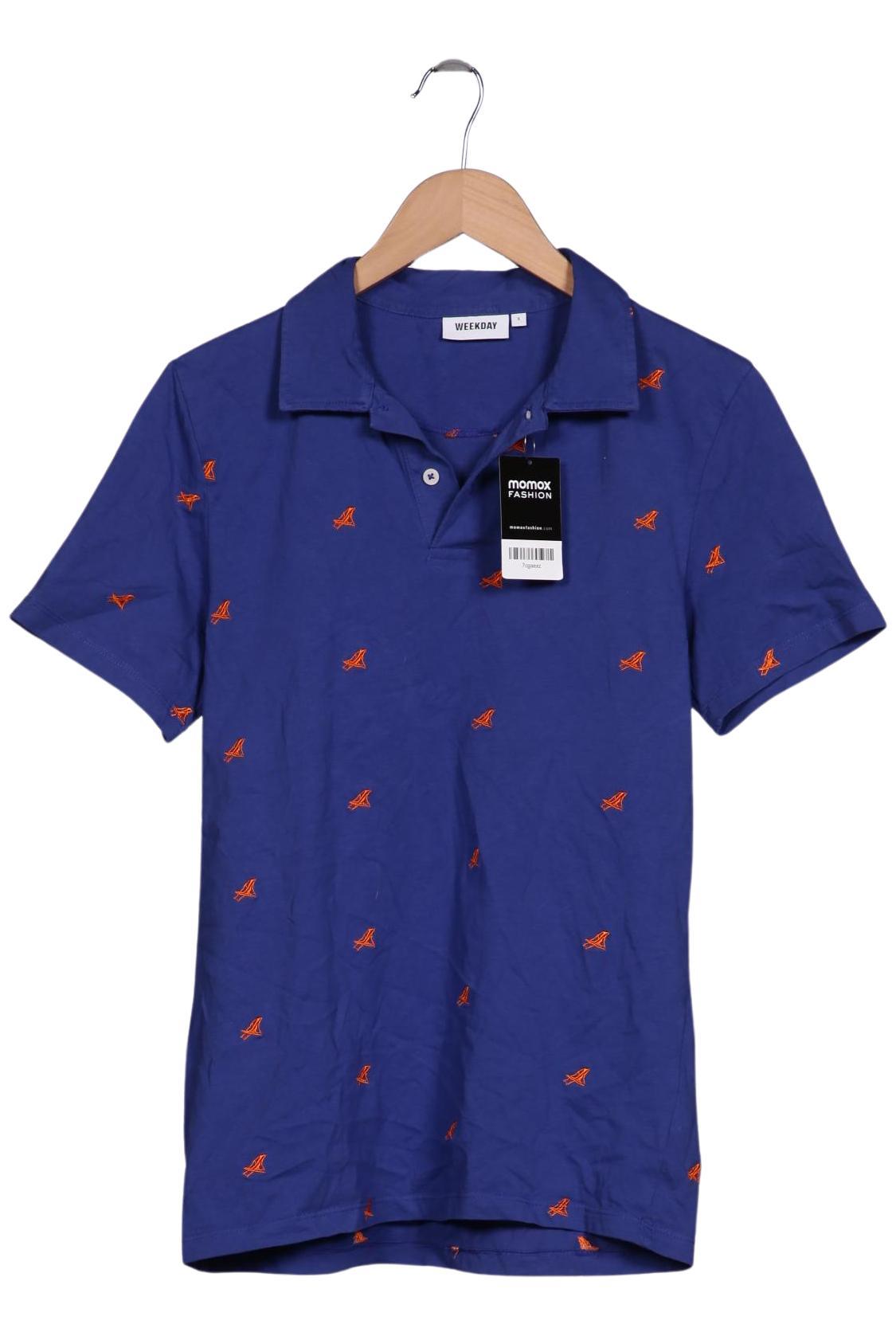 

Weekday Damen Poloshirt, marineblau, Gr. 36