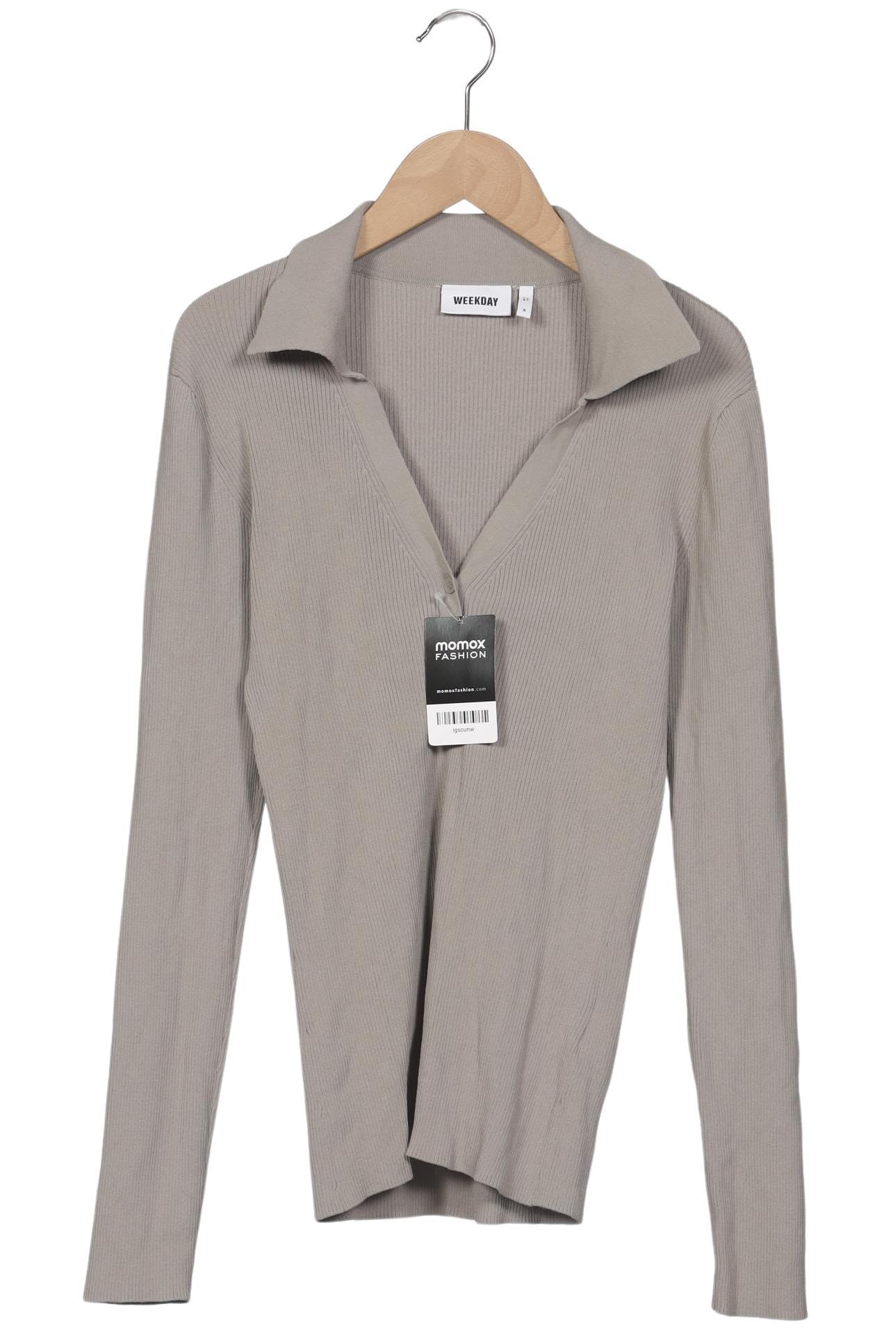 

Weekday Damen Poloshirt, grau, Gr. 36