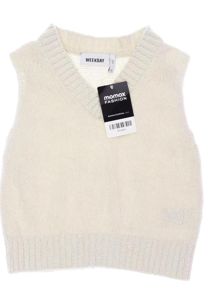 

Weekday Damen Pullover, cremeweiß, Gr. 34