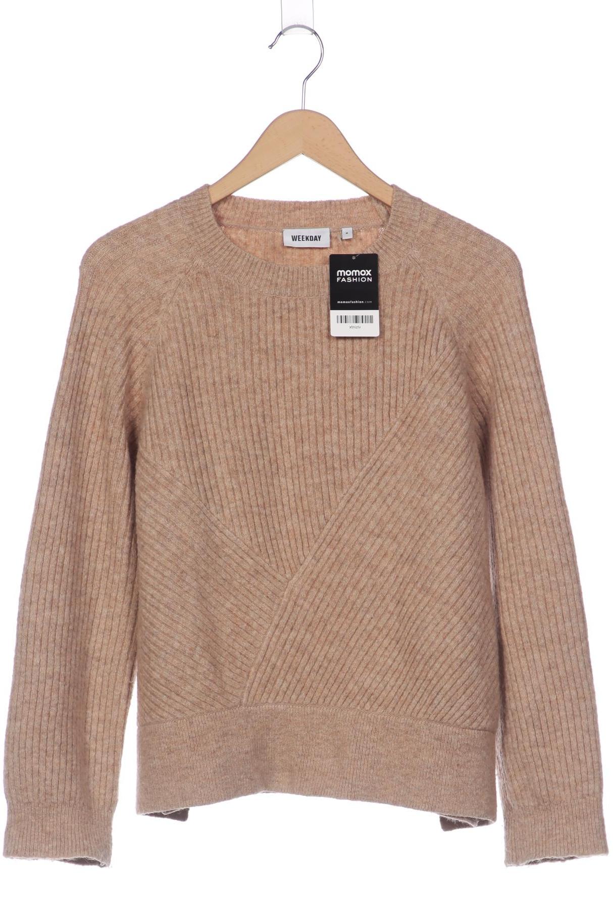 

Weekday Damen Pullover, beige, Gr. 38