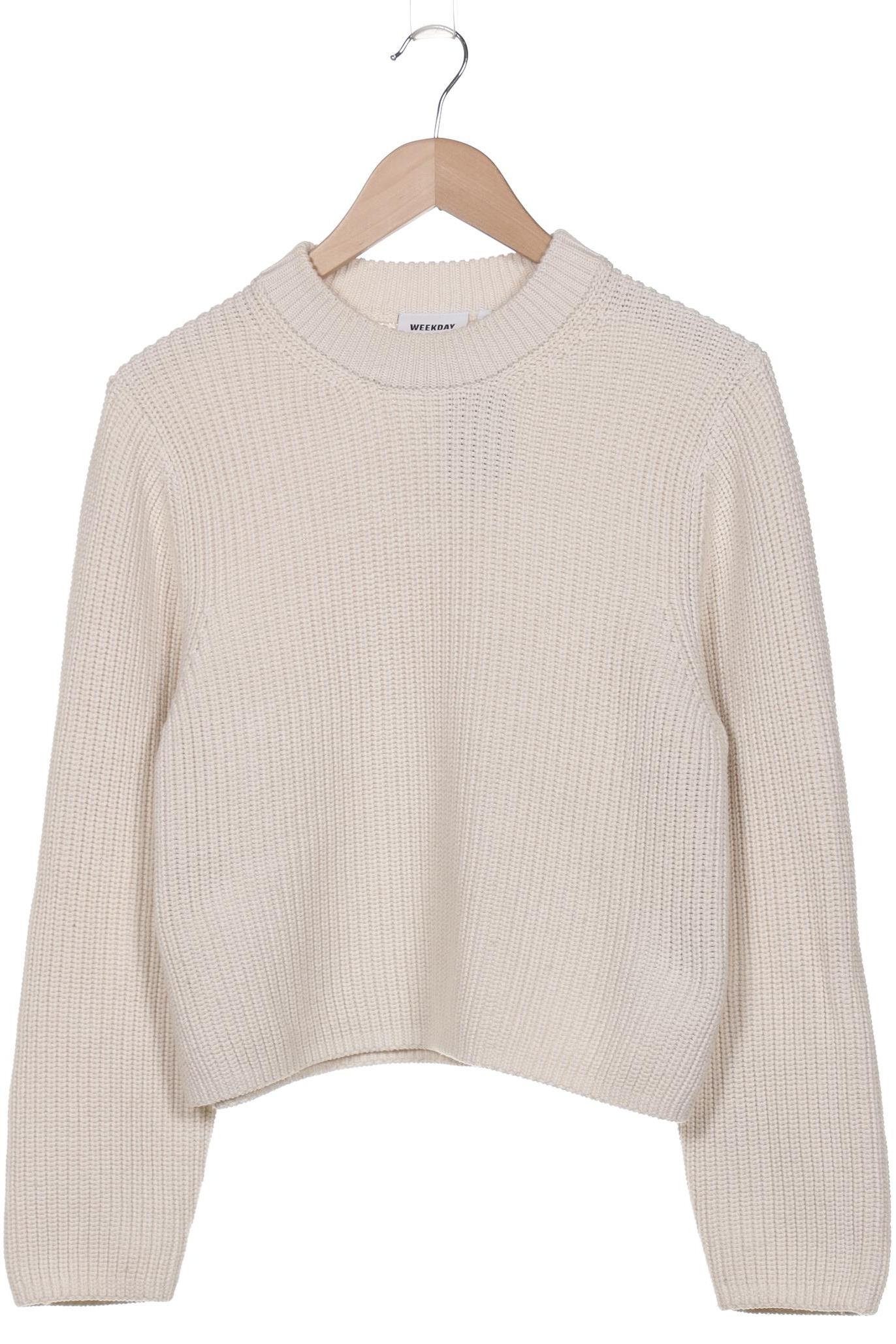 

Weekday Damen Pullover, cremeweiß, Gr. 36