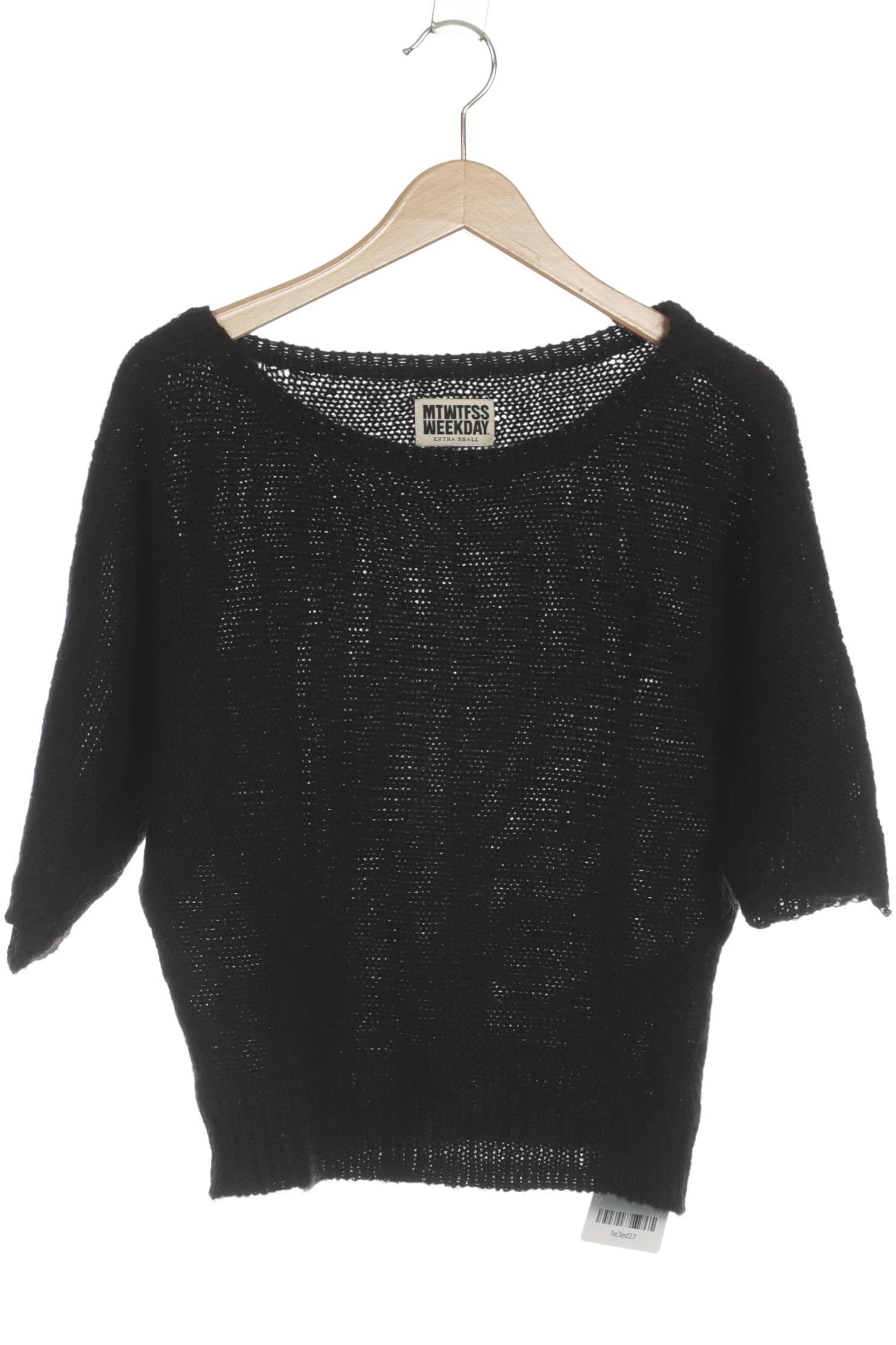 

Weekday Damen Pullover, schwarz, Gr.