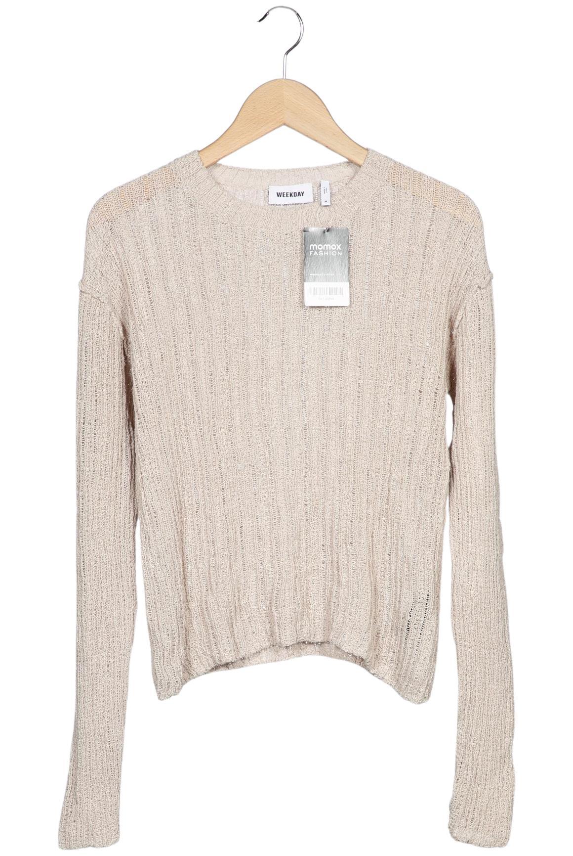 

Weekday Damen Pullover, beige, Gr. 38